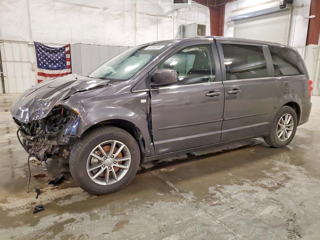 2014 Dodge Grand Caravan Sxt Silver vin: 2C4RDGCG9ER474278
