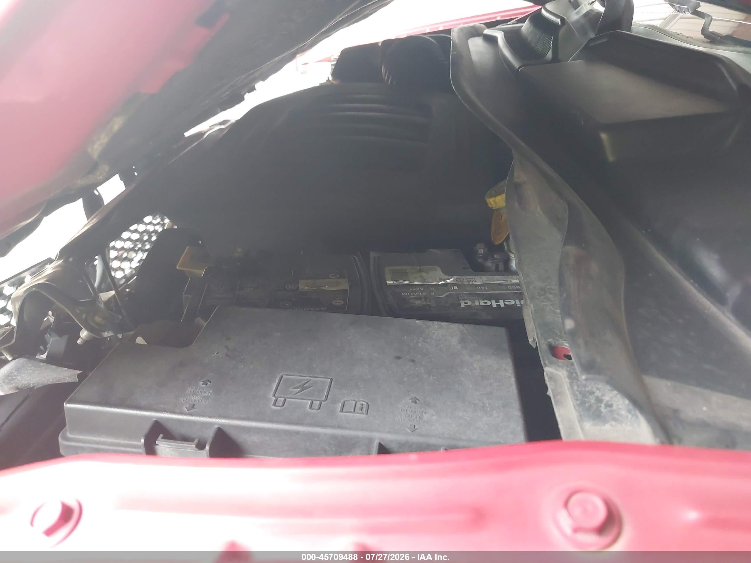 2014 Dodge Grand Caravan Sxt Red vin: 2C4RDGCG9ER477598