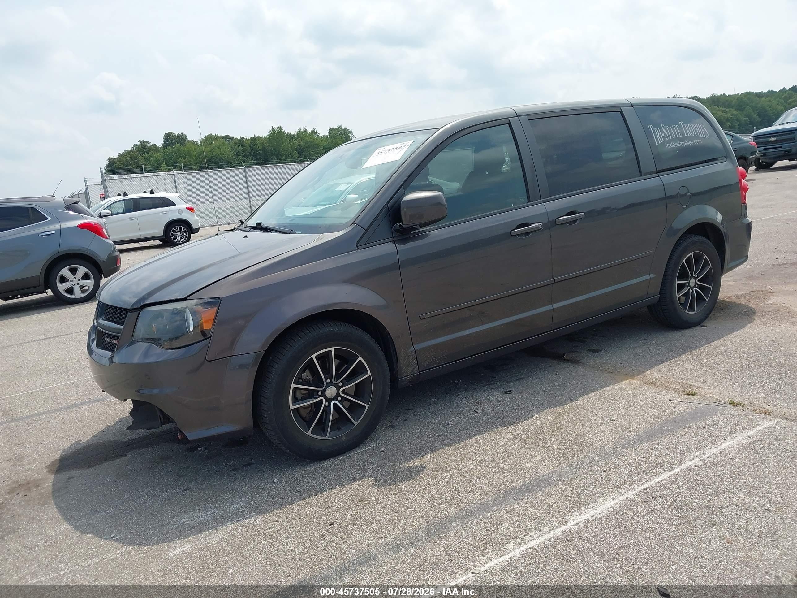 2015 Dodge Grand Caravan Sxt Gray vin: 2C4RDGCG9FR511539