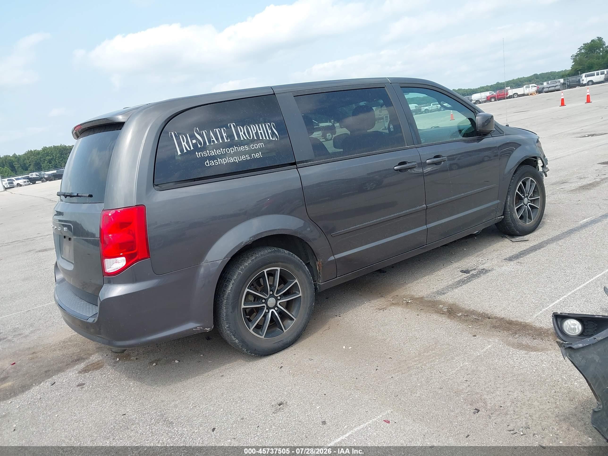 2015 Dodge Grand Caravan Sxt Gray vin: 2C4RDGCG9FR511539
