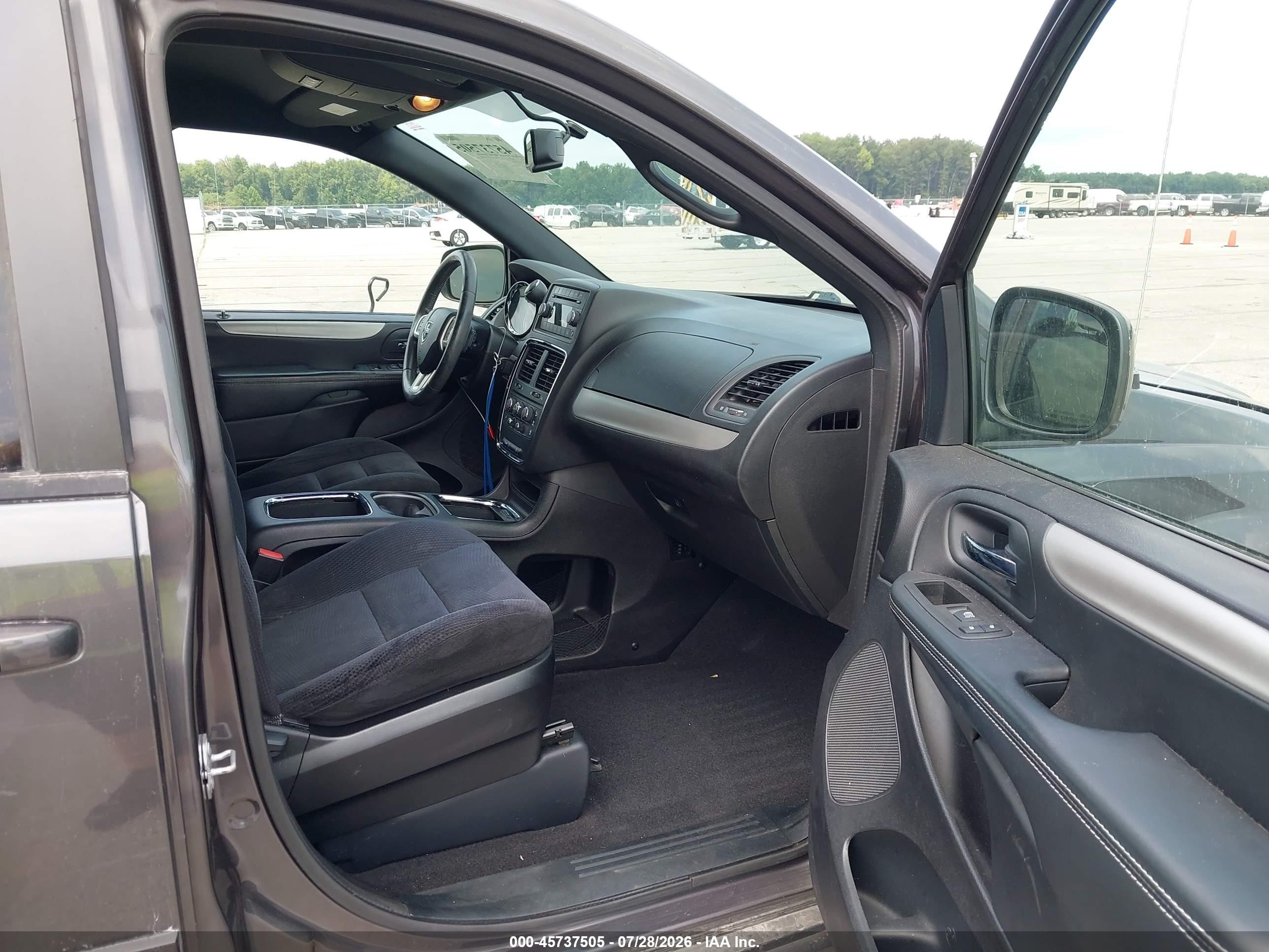2015 Dodge Grand Caravan Sxt Gray vin: 2C4RDGCG9FR511539