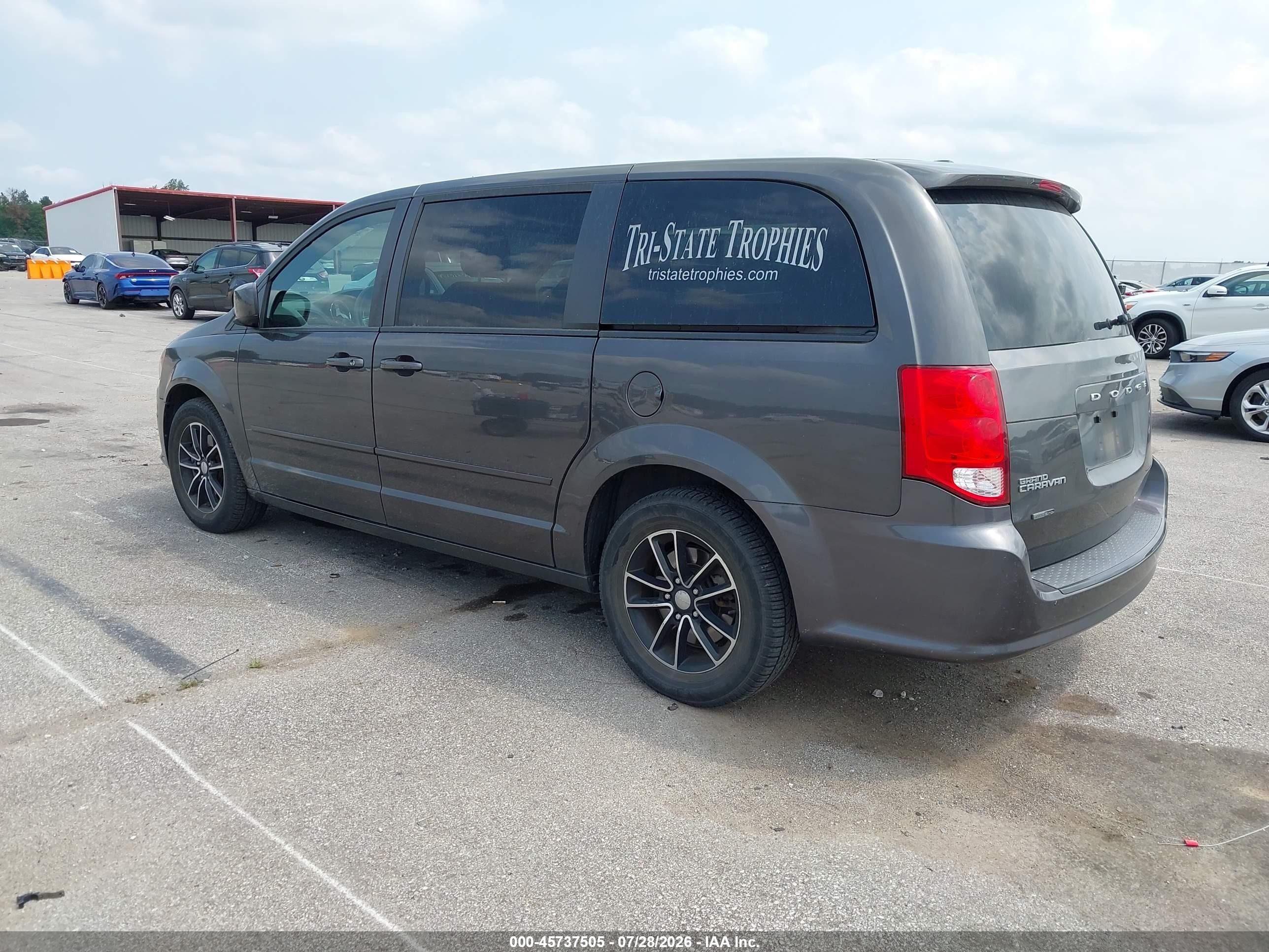 2015 Dodge Grand Caravan Sxt Gray vin: 2C4RDGCG9FR511539