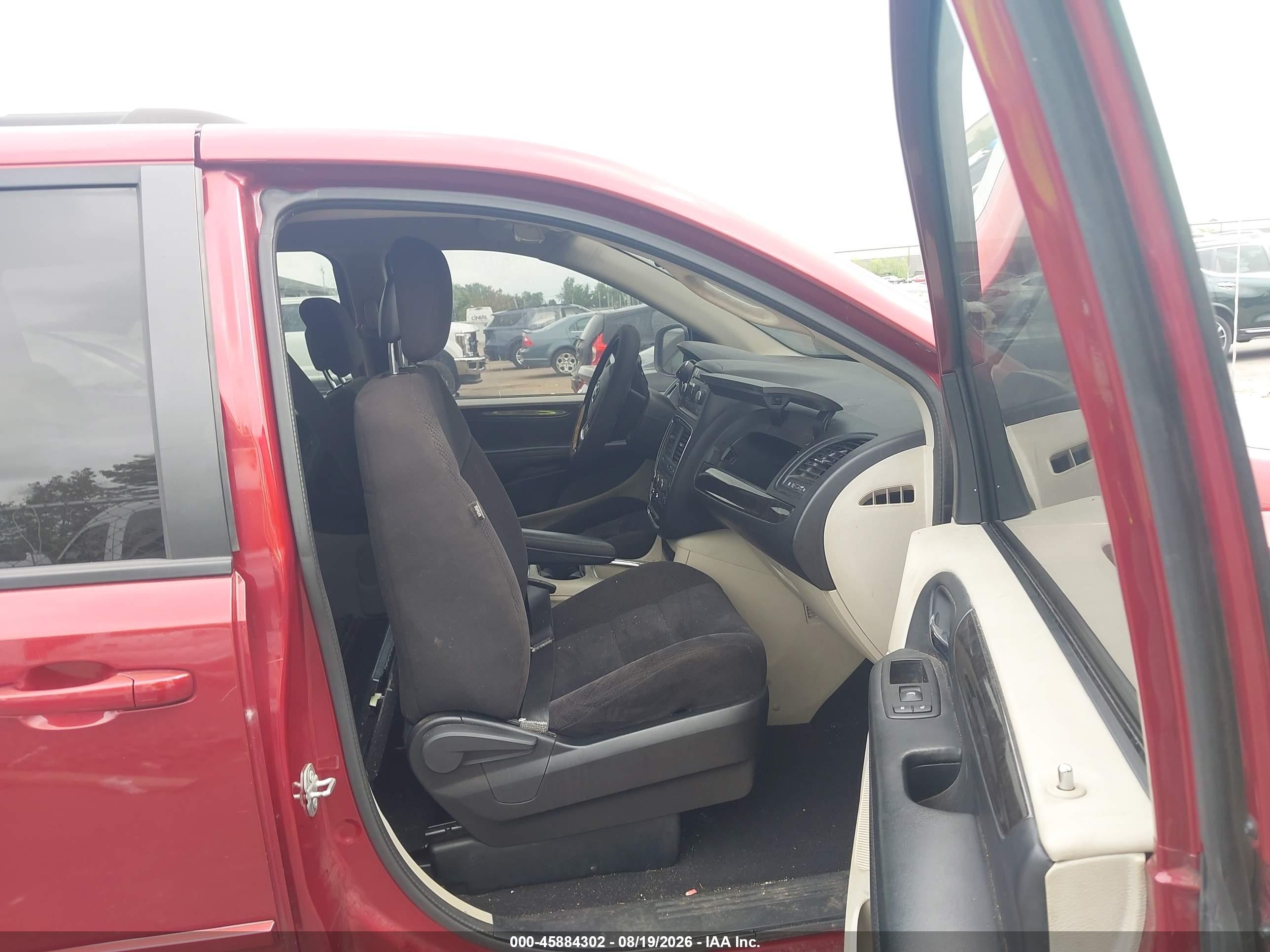 2015 Dodge Grand Caravan Sxt Red vin: 2C4RDGCG9FR512951