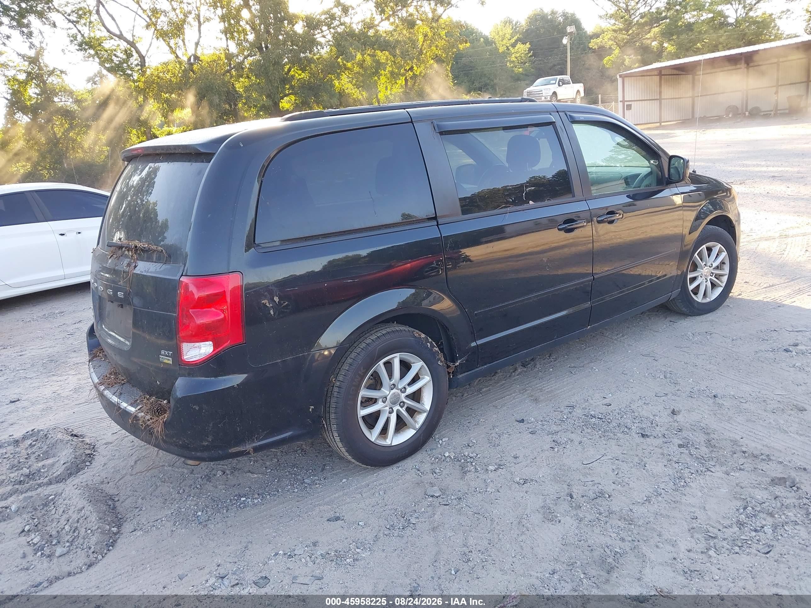 2015 Dodge Grand Caravan Sxt Black vin: 2C4RDGCG9FR556352