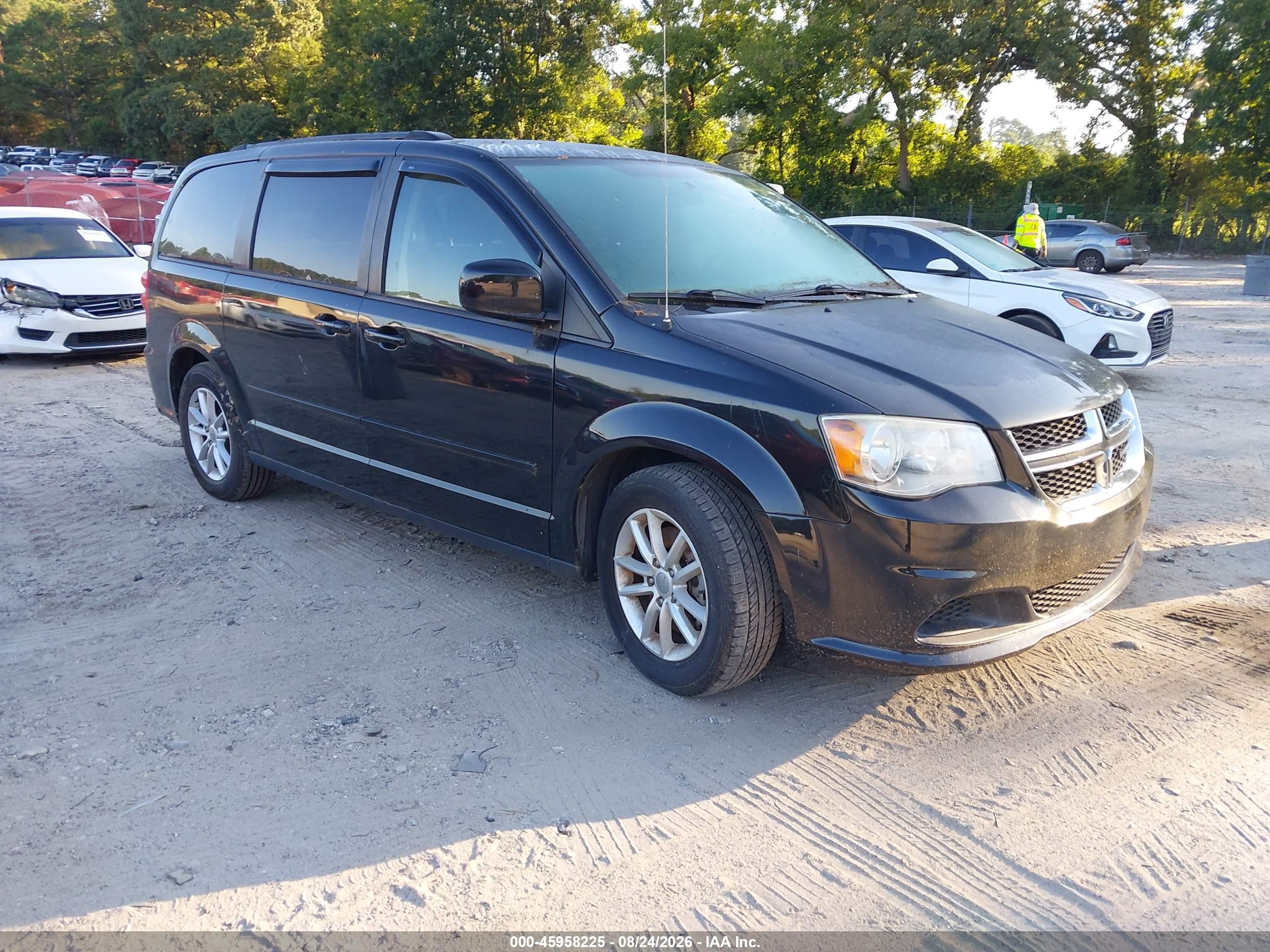 2015 Dodge Grand Caravan Sxt Black vin: 2C4RDGCG9FR556352