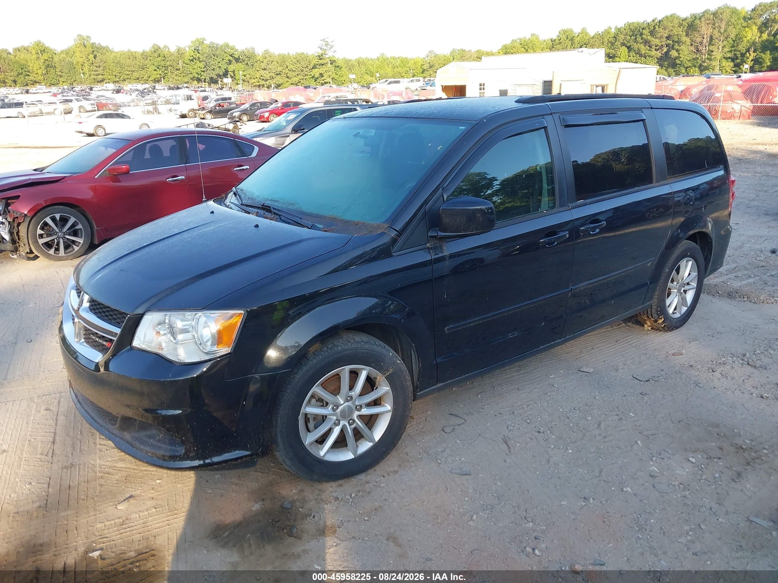 2015 Dodge Grand Caravan Sxt Black vin: 2C4RDGCG9FR556352
