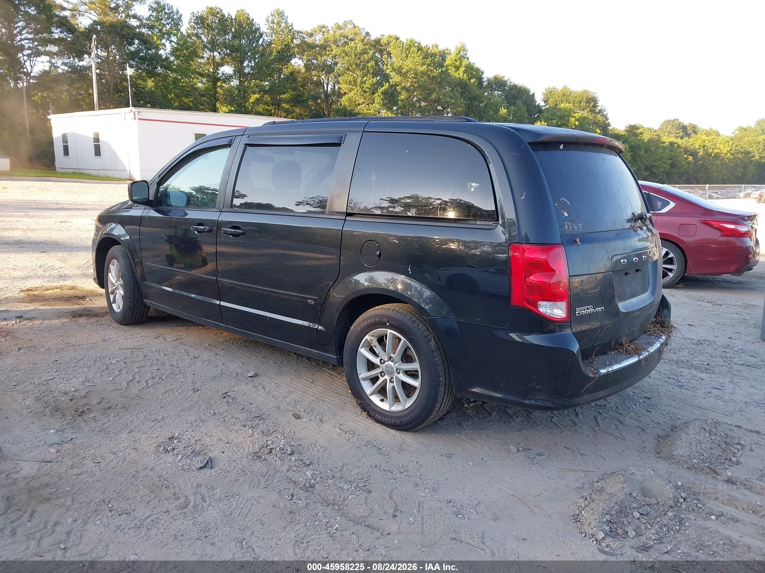 2015 Dodge Grand Caravan Sxt Black vin: 2C4RDGCG9FR556352