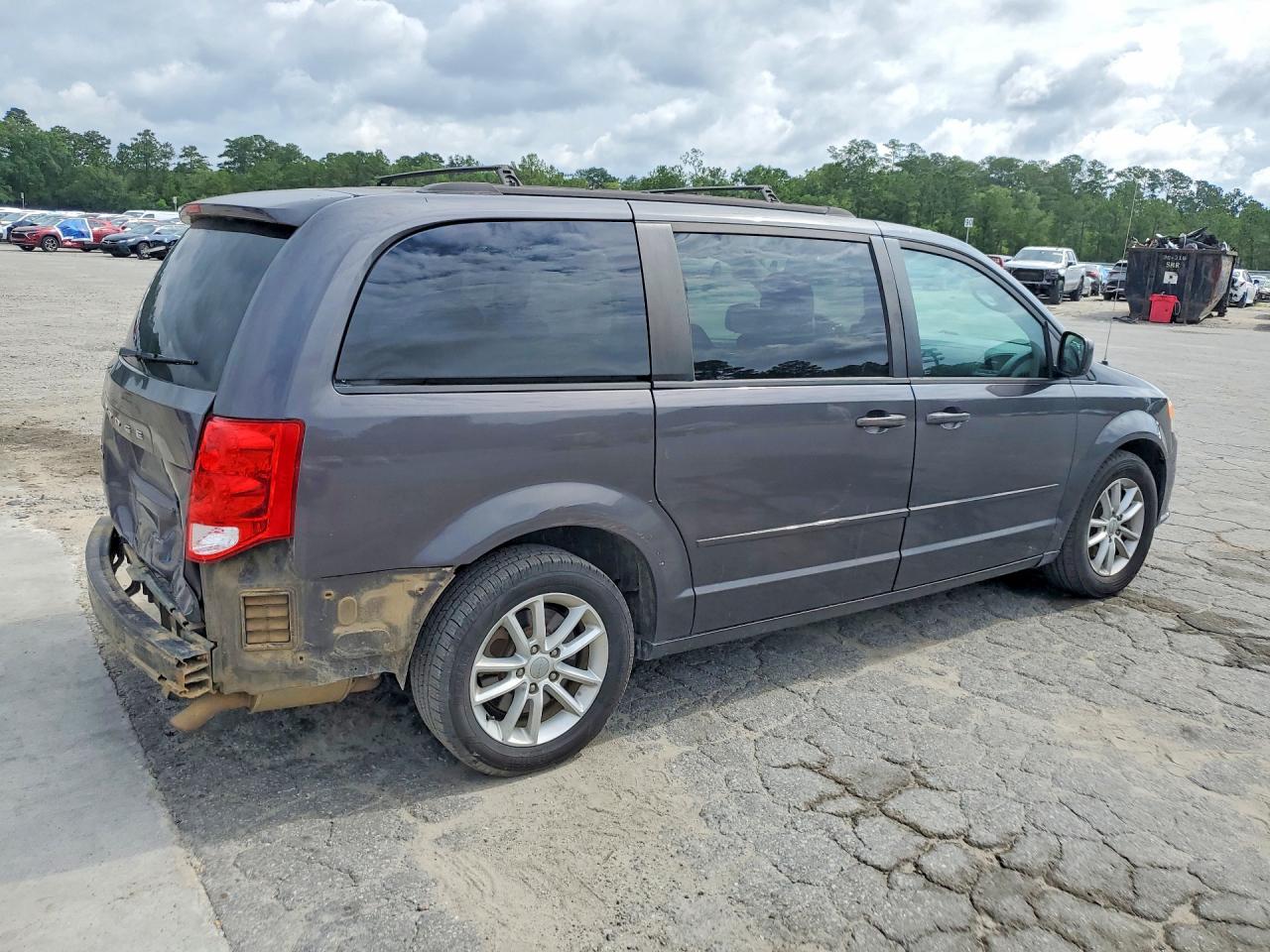 2015 Dodge Grand Caravan Sxt Серый vin: 2C4RDGCG9FR592235