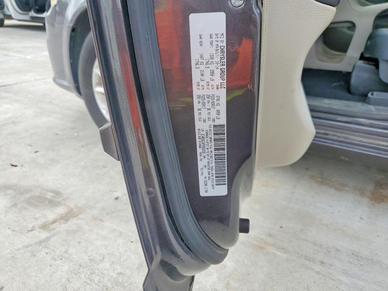 2015 Dodge Grand Caravan Sxt Серый vin: 2C4RDGCG9FR592235