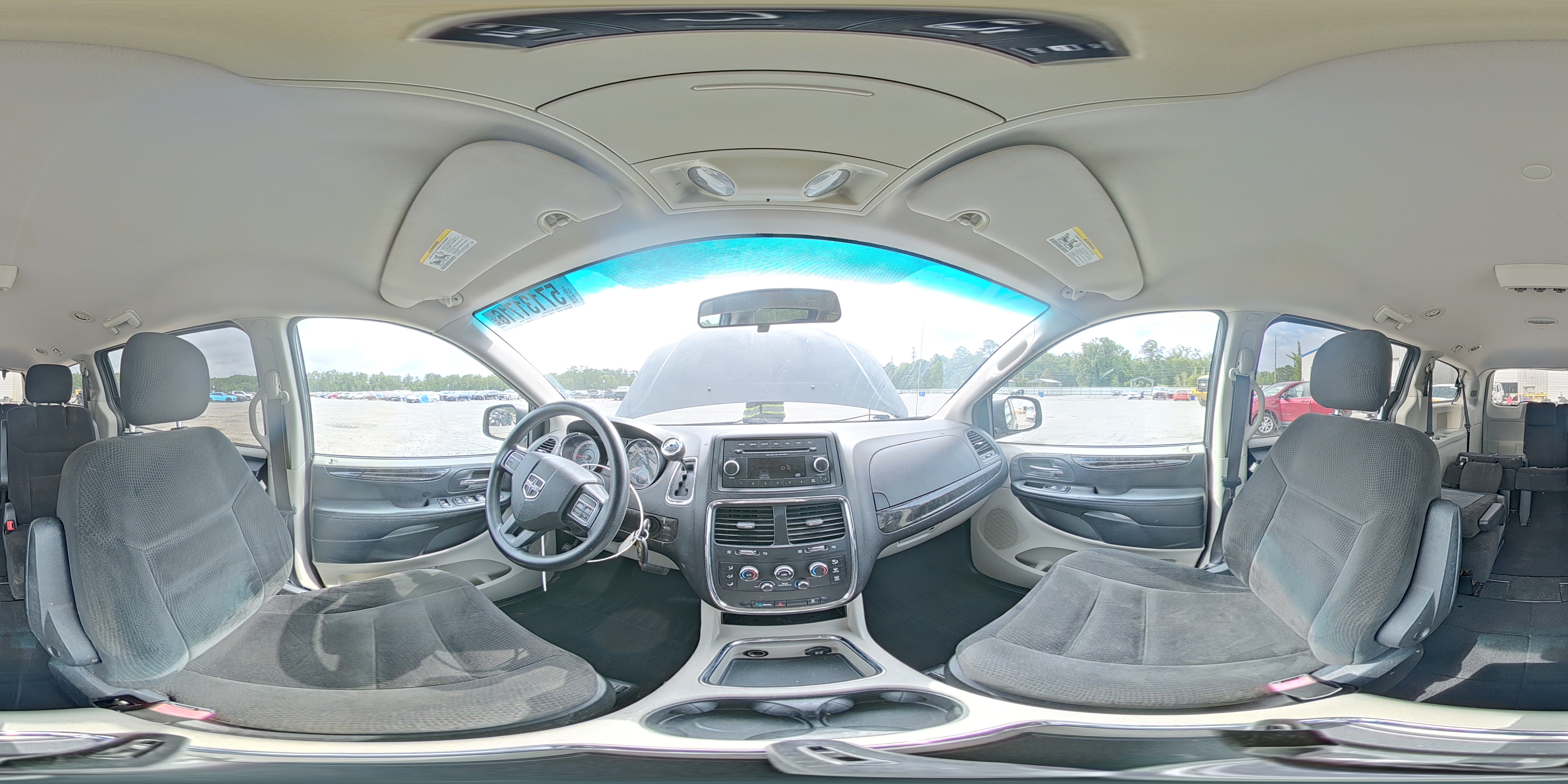 2015 Dodge Grand Caravan Sxt Серый vin: 2C4RDGCG9FR592235