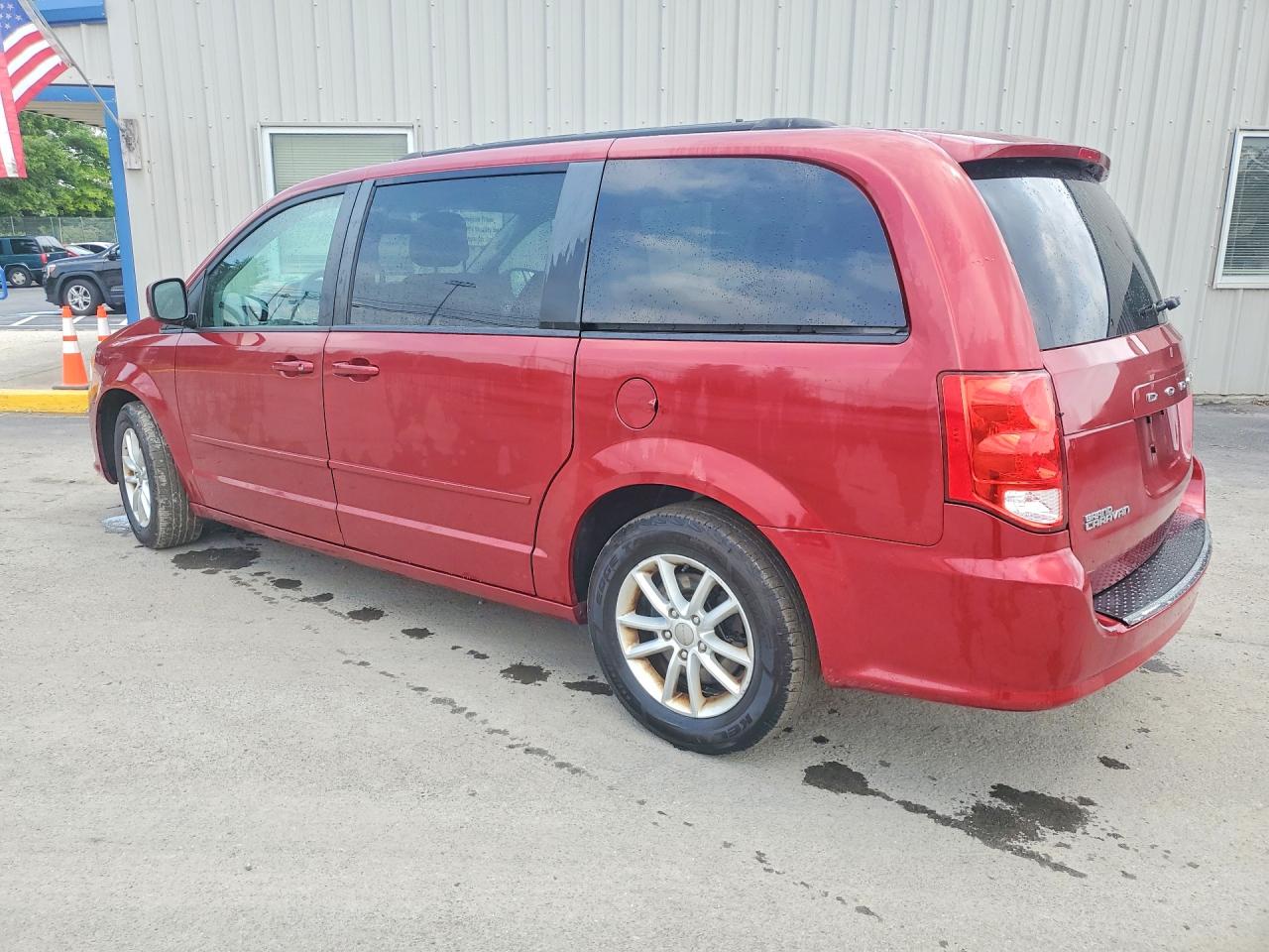 2015 Dodge Grand Caravan Sxt Red vin: 2C4RDGCG9FR604061