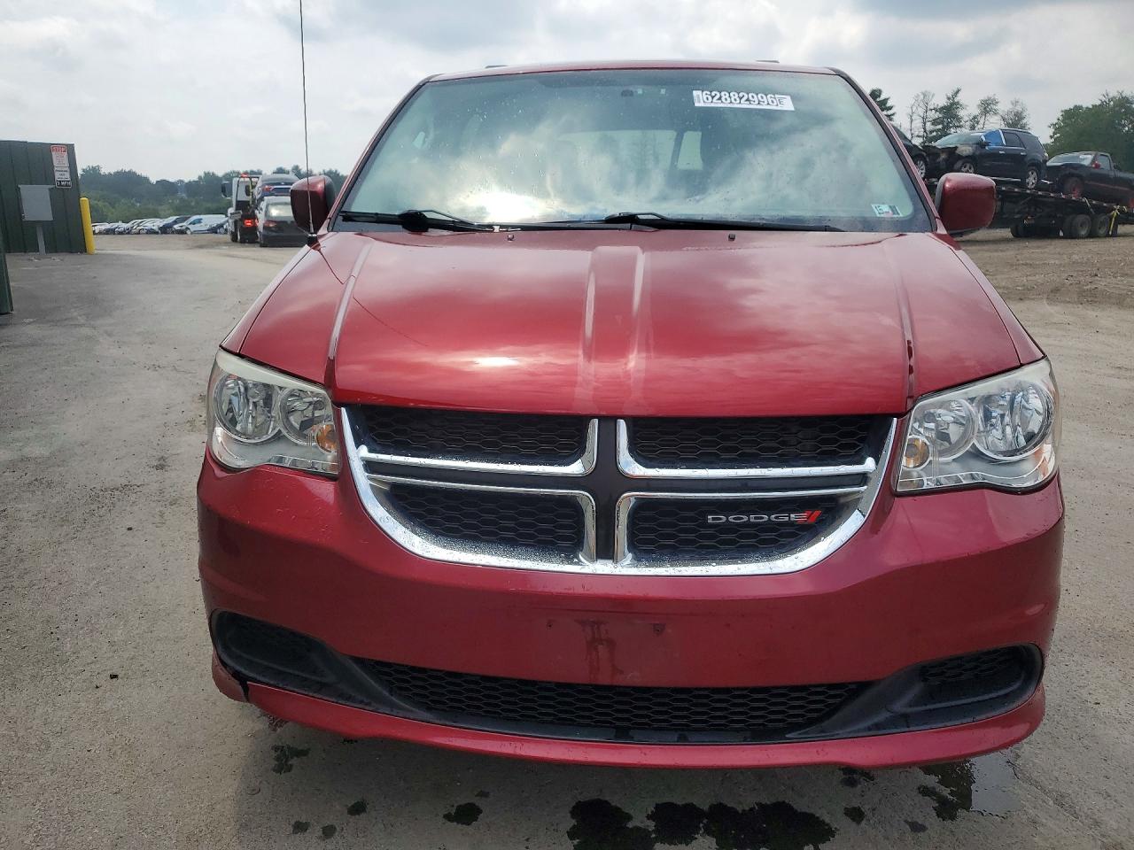 2015 Dodge Grand Caravan Sxt Red vin: 2C4RDGCG9FR604061