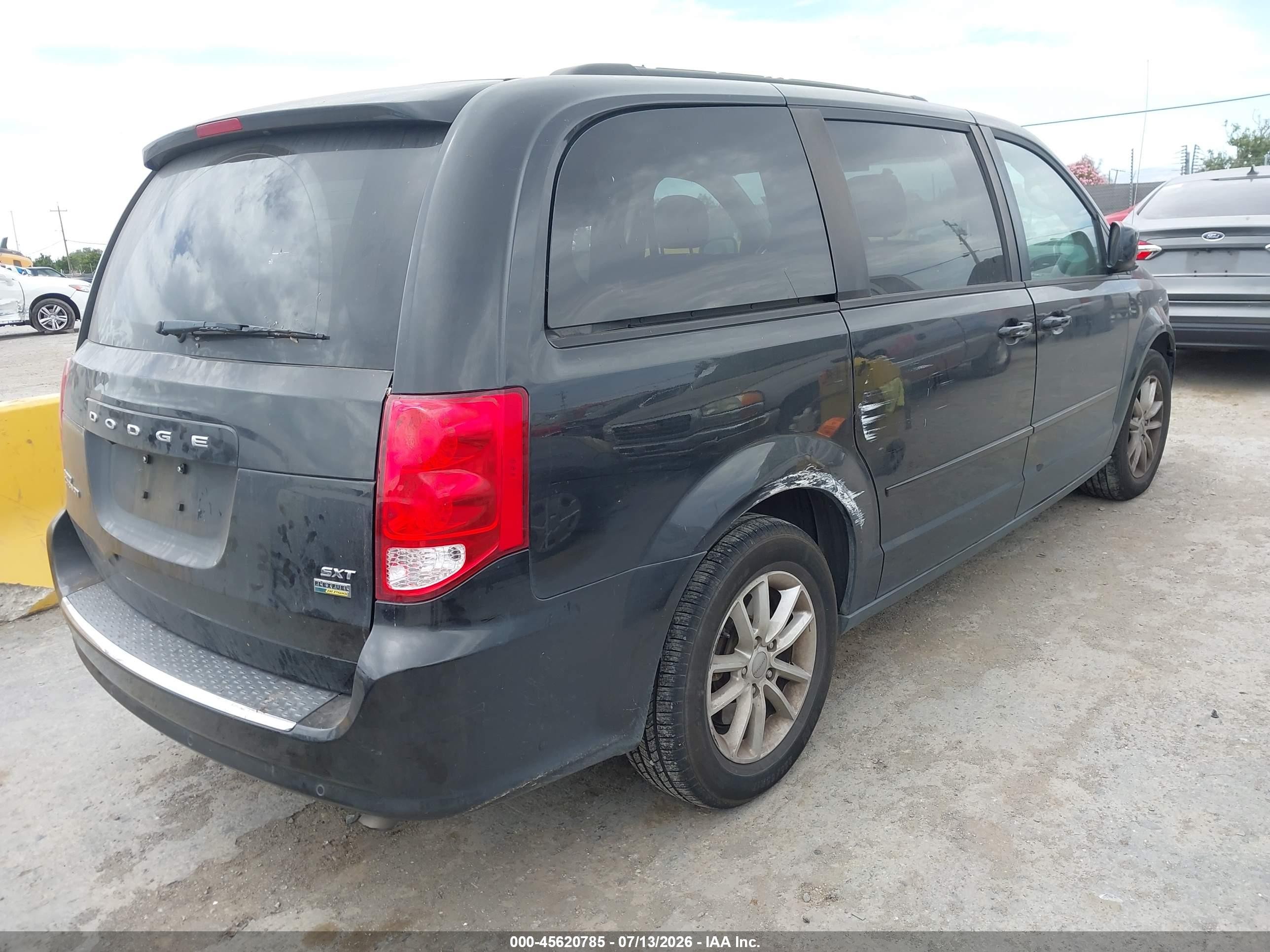 2015 Dodge Grand Caravan Sxt Black vin: 2C4RDGCG9FR652773