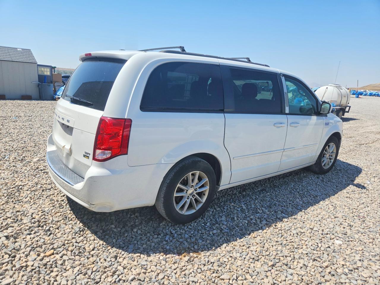 2016 Dodge Grand Caravan Sxt White vin: 2C4RDGCG9GR160973