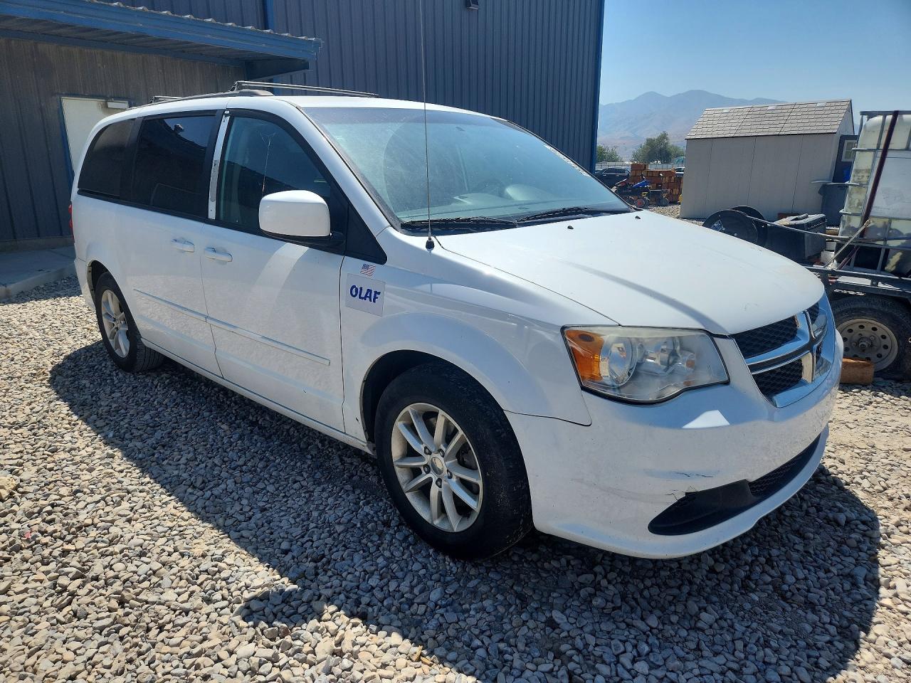2016 Dodge Grand Caravan Sxt White vin: 2C4RDGCG9GR160973
