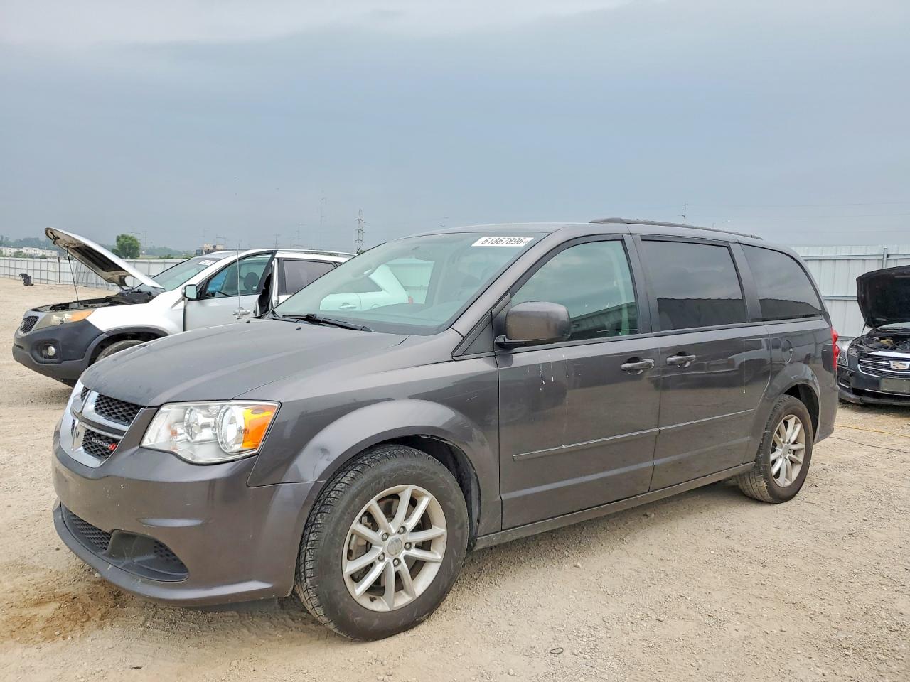 2016 Dodge Grand Caravan Sxt Угольный vin: 2C4RDGCG9GR273791