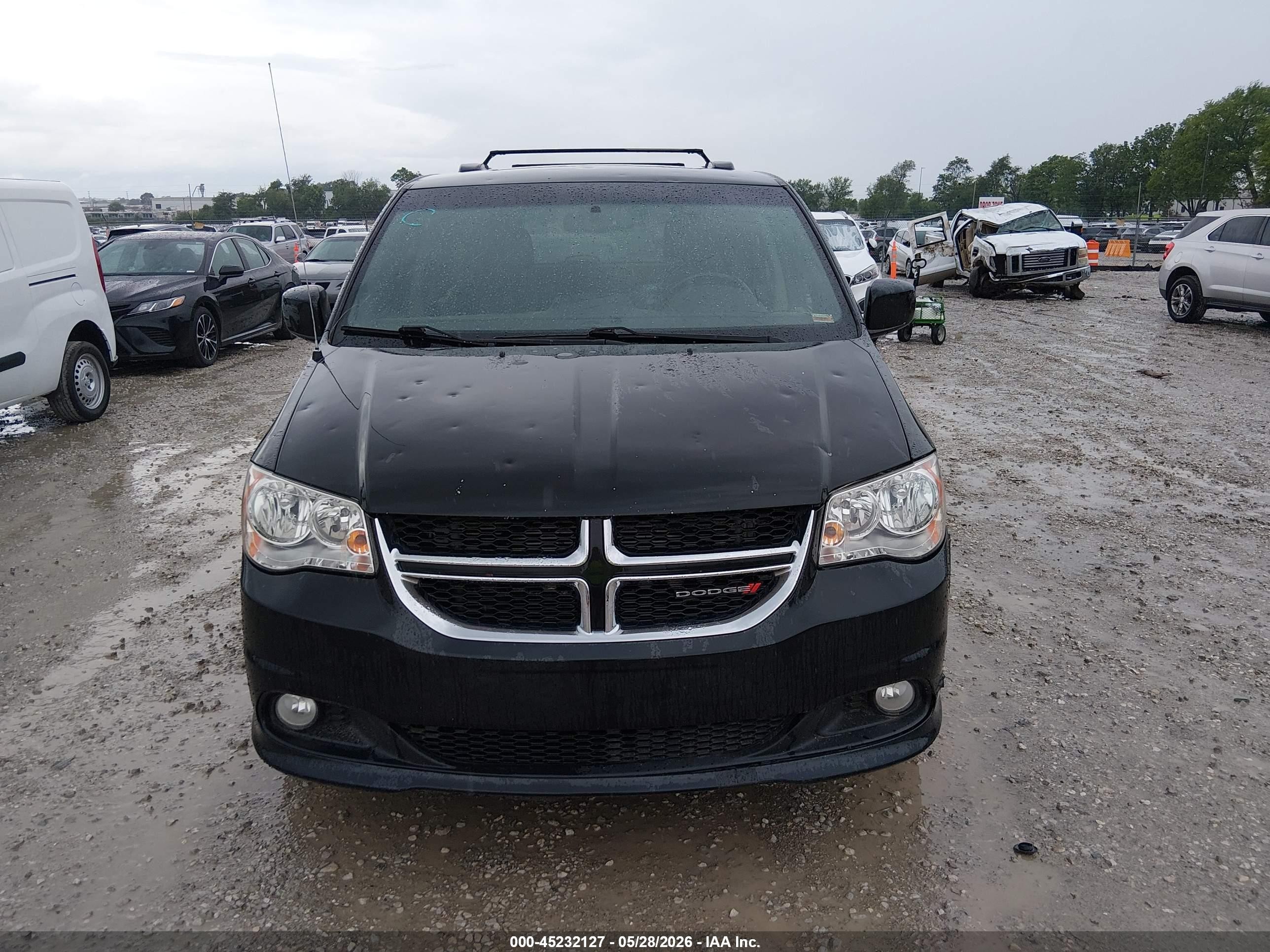 2017 Dodge Grand Caravan Sxt Black vin: 2C4RDGCG9HR861787