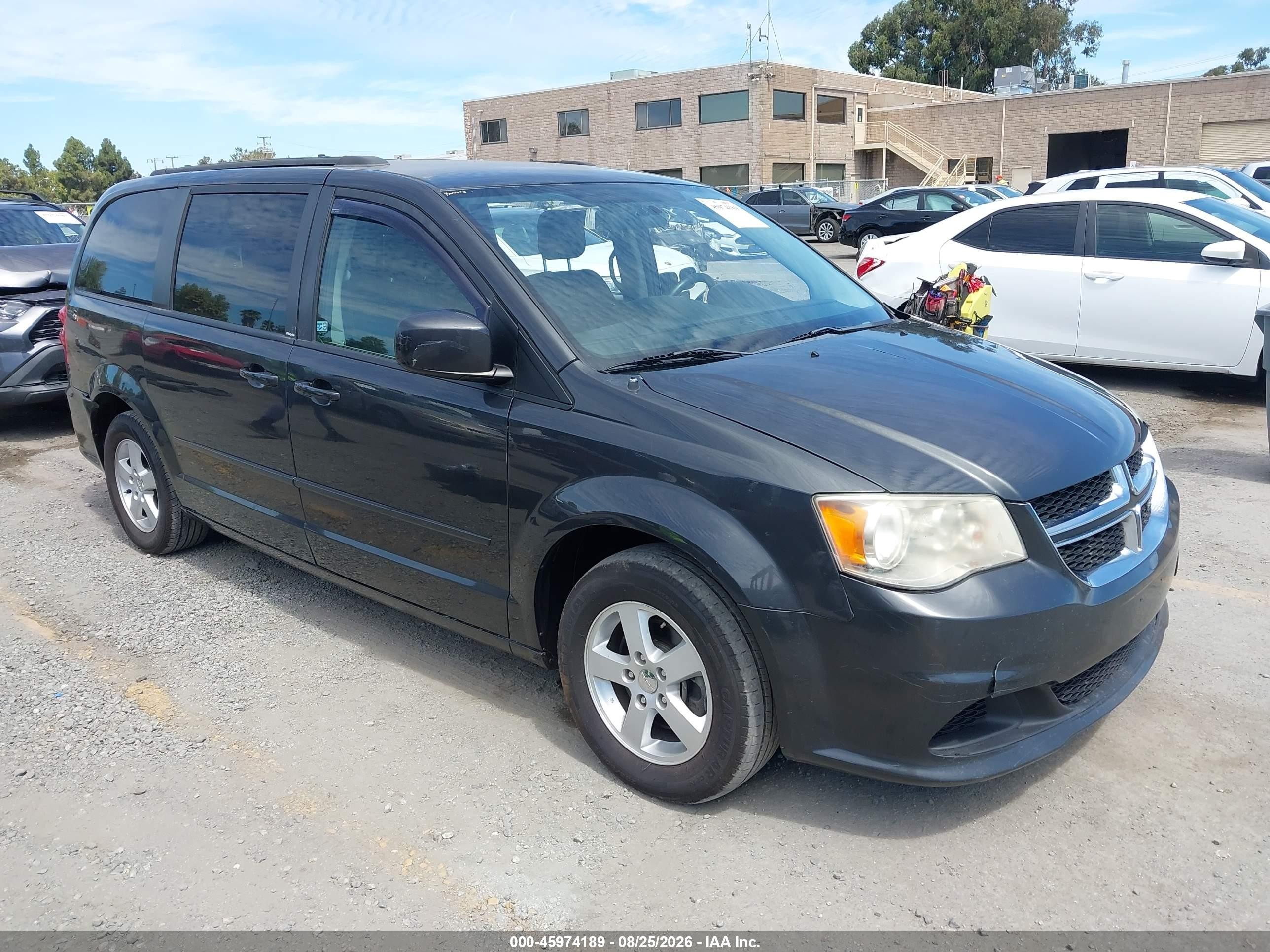 2012 Dodge Grand Caravan Sxt Gray vin: 2C4RDGCGXCR131671