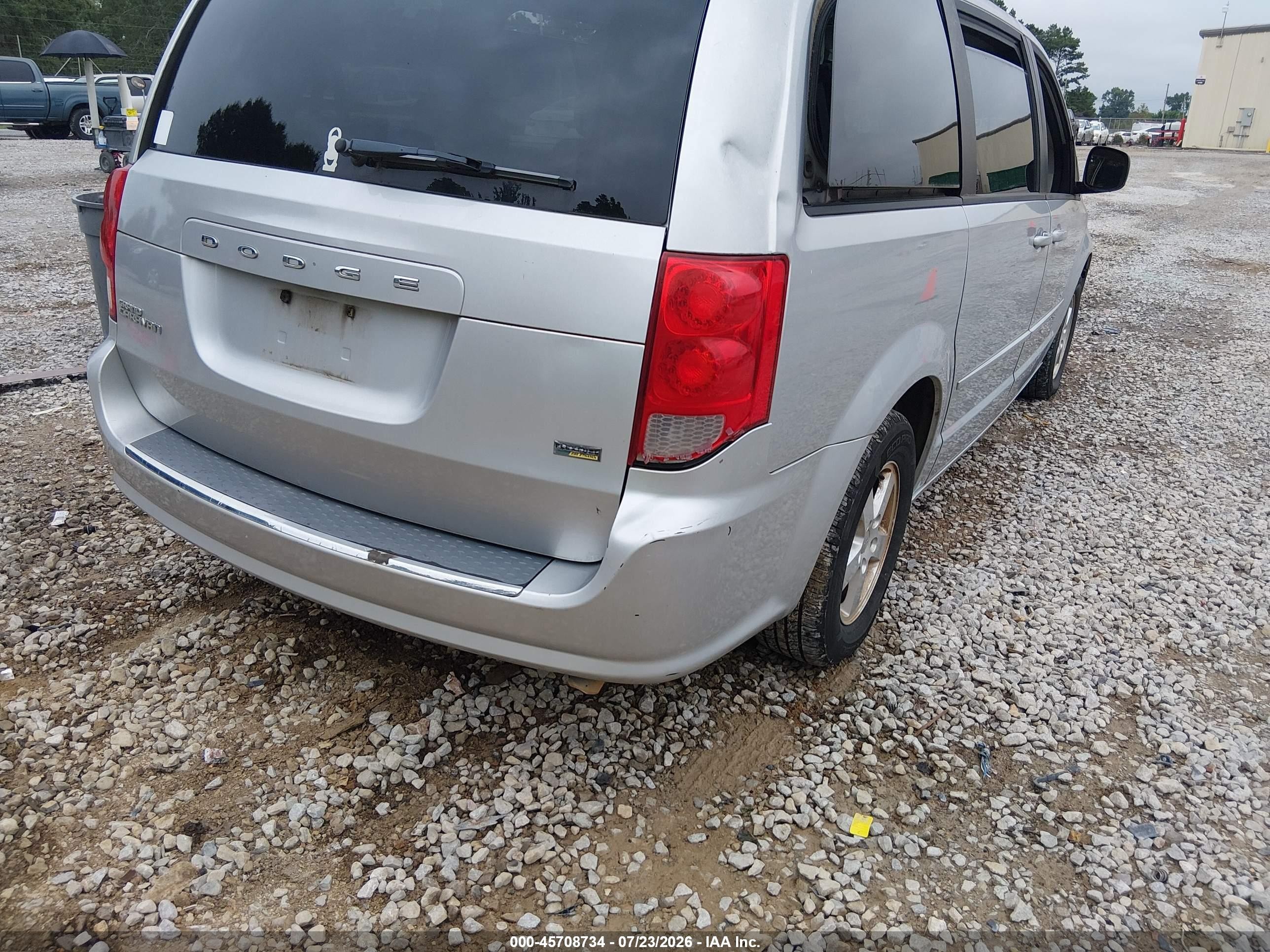 2012 Dodge Grand Caravan Sxt Silver vin: 2C4RDGCGXCR145585