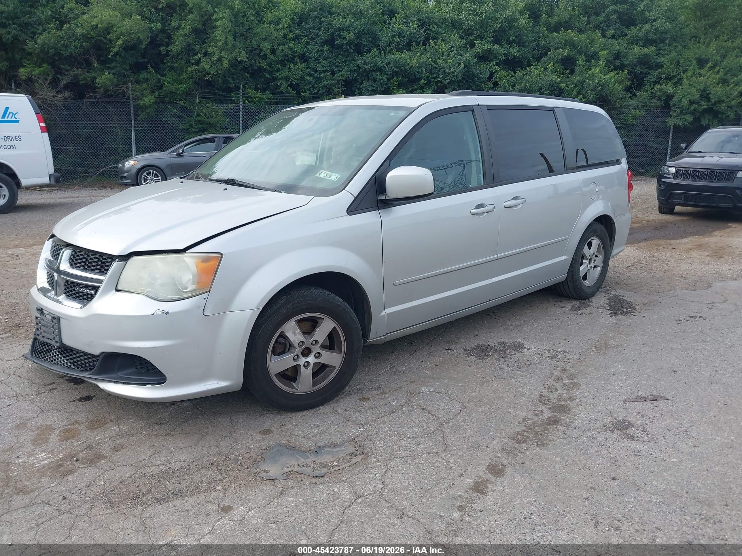 2012 Dodge Grand Caravan Sxt Silver vin: 2C4RDGCGXCR203310