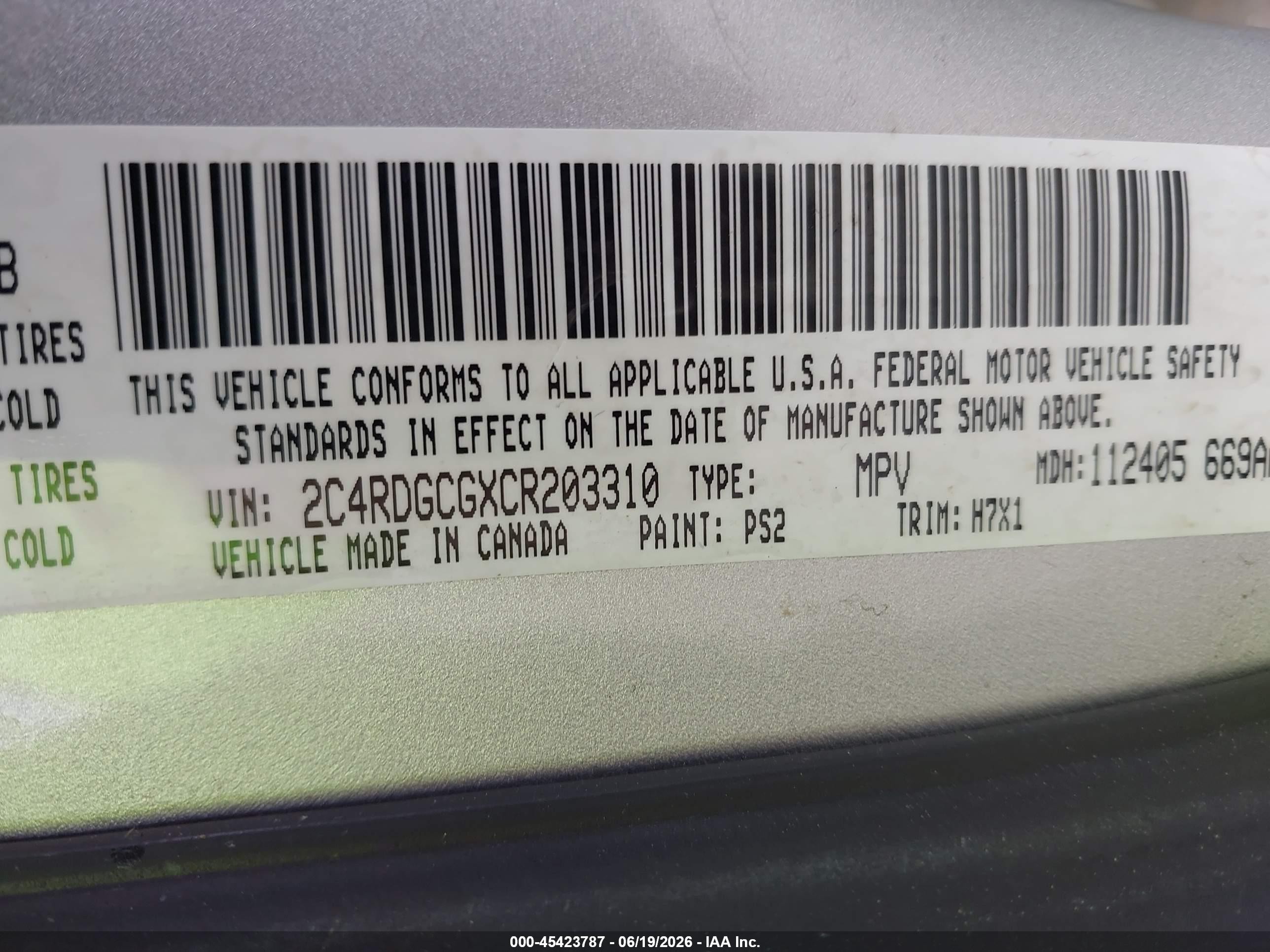2012 Dodge Grand Caravan Sxt Silver vin: 2C4RDGCGXCR203310