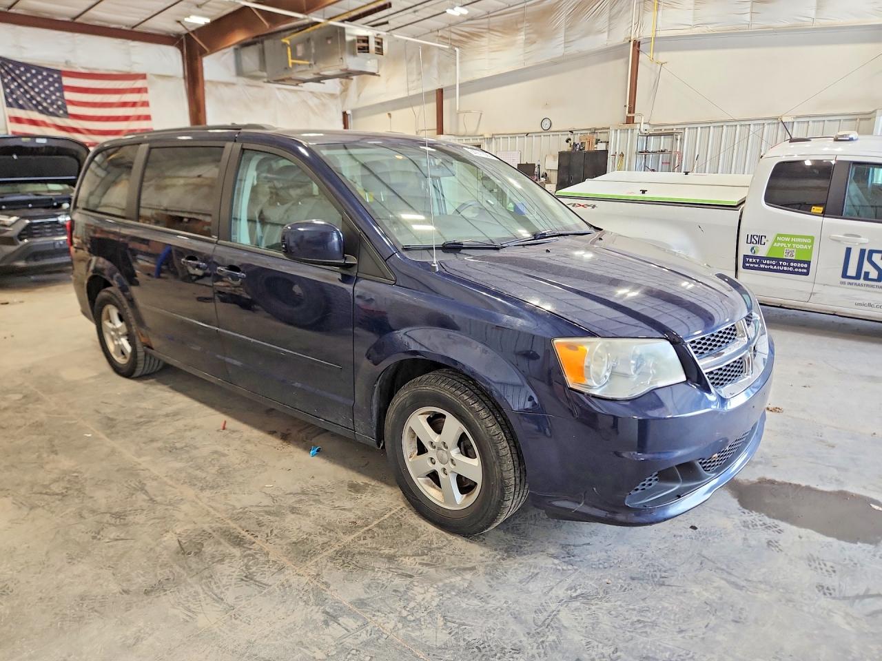 2012 Dodge Grand Caravan Sxt Blue vin: 2C4RDGCGXCR243032