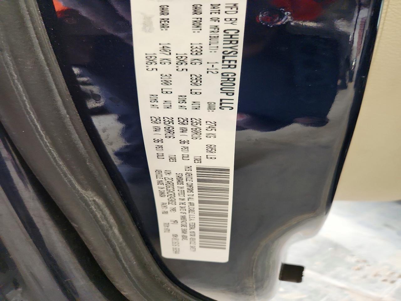 2012 Dodge Grand Caravan Sxt Blue vin: 2C4RDGCGXCR243032