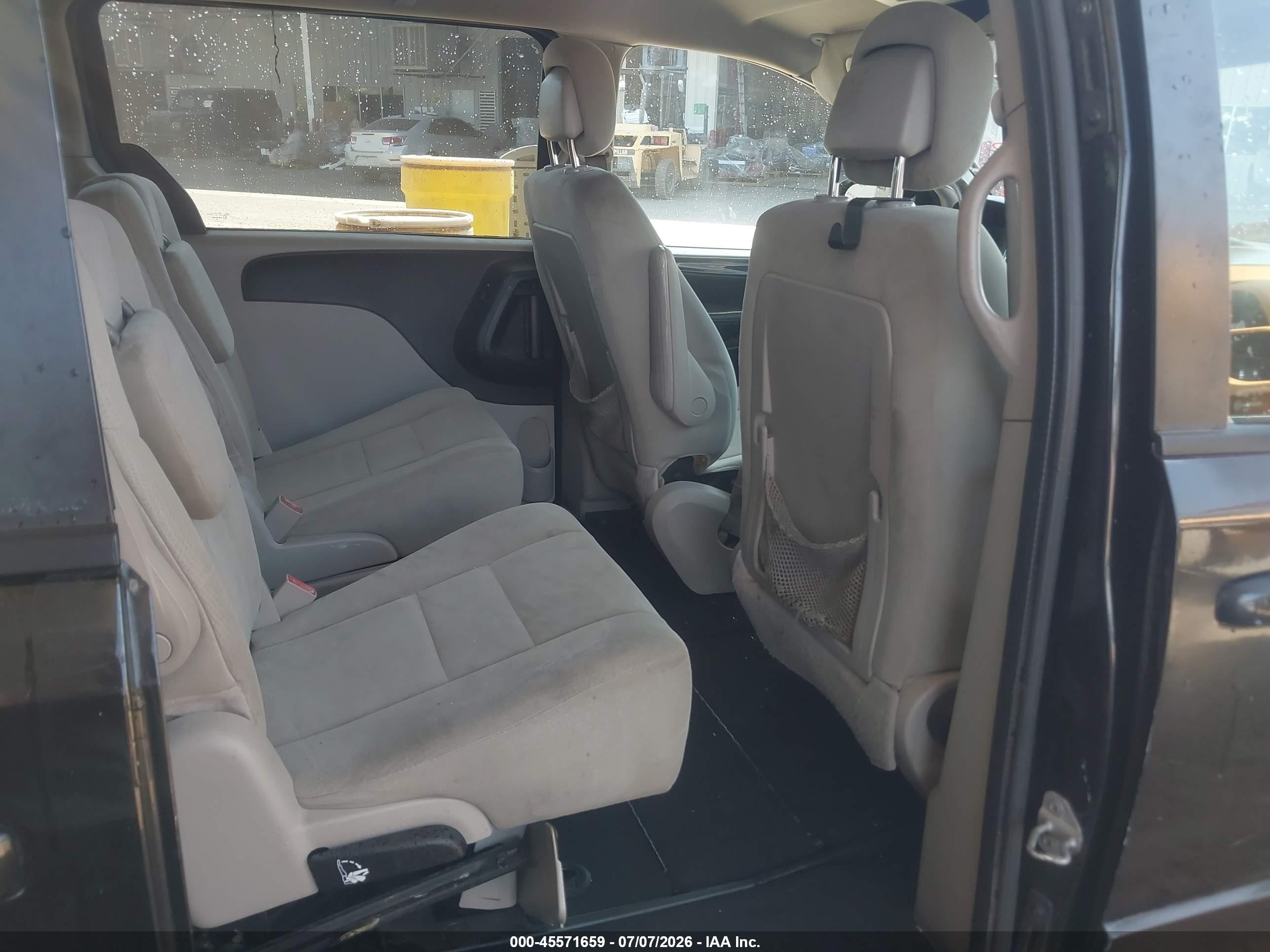 2012 Dodge Grand Caravan Sxt Black vin: 2C4RDGCGXCR274698