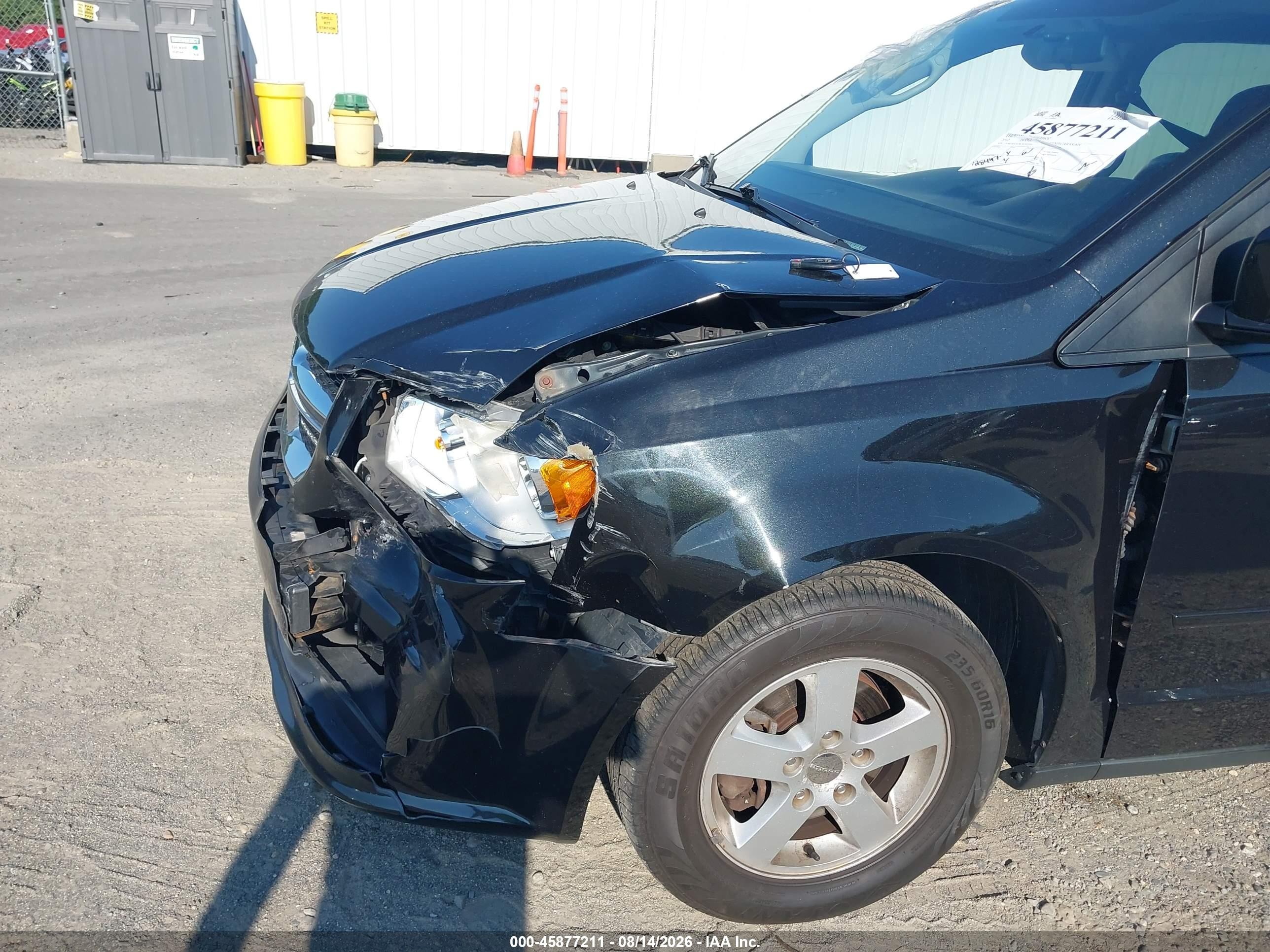 2012 Dodge Grand Caravan Sxt Black vin: 2C4RDGCGXCR343566