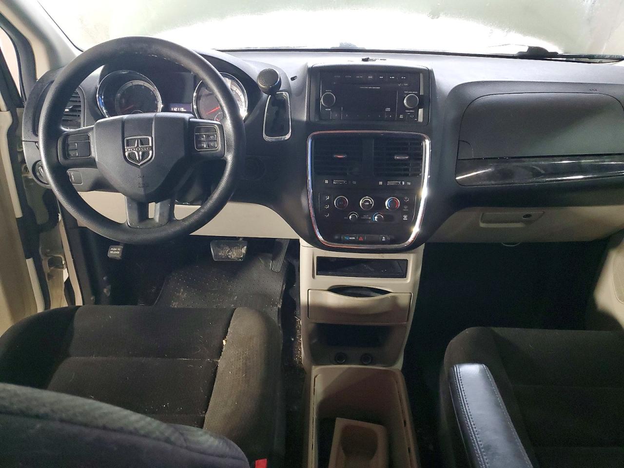 2013 Dodge Caravan White vin: 2C4RDGCGXDR521073