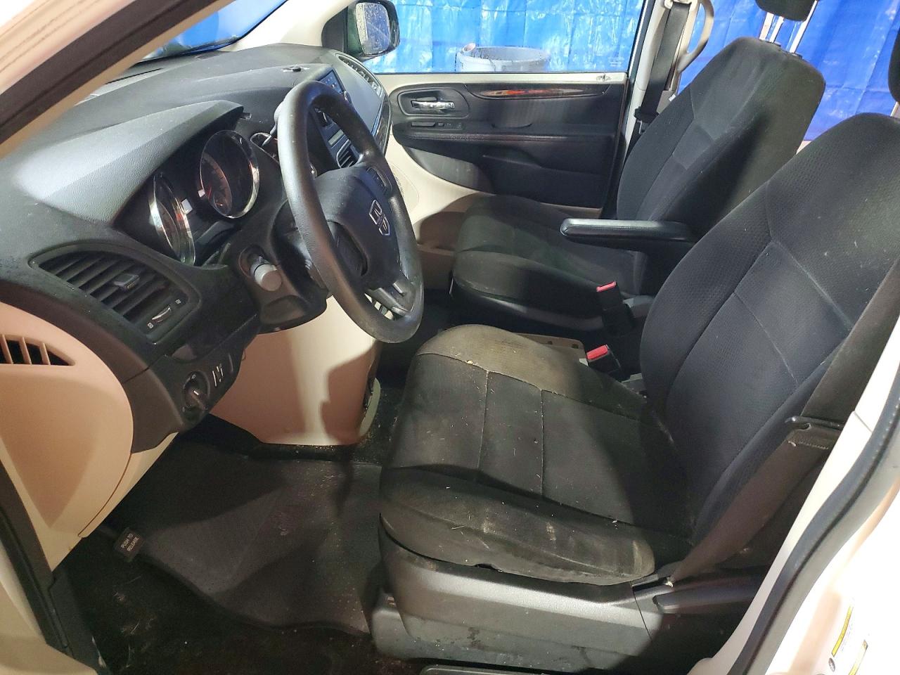 2013 Dodge Caravan White vin: 2C4RDGCGXDR521073