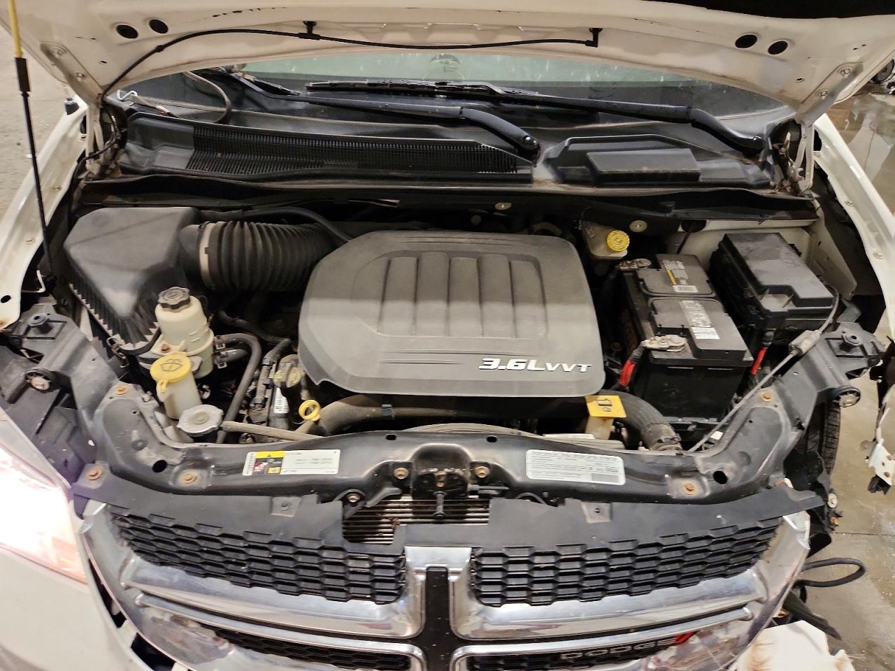 2013 Dodge Grand Caravan Sxt Белый vin: 2C4RDGCGXDR553084