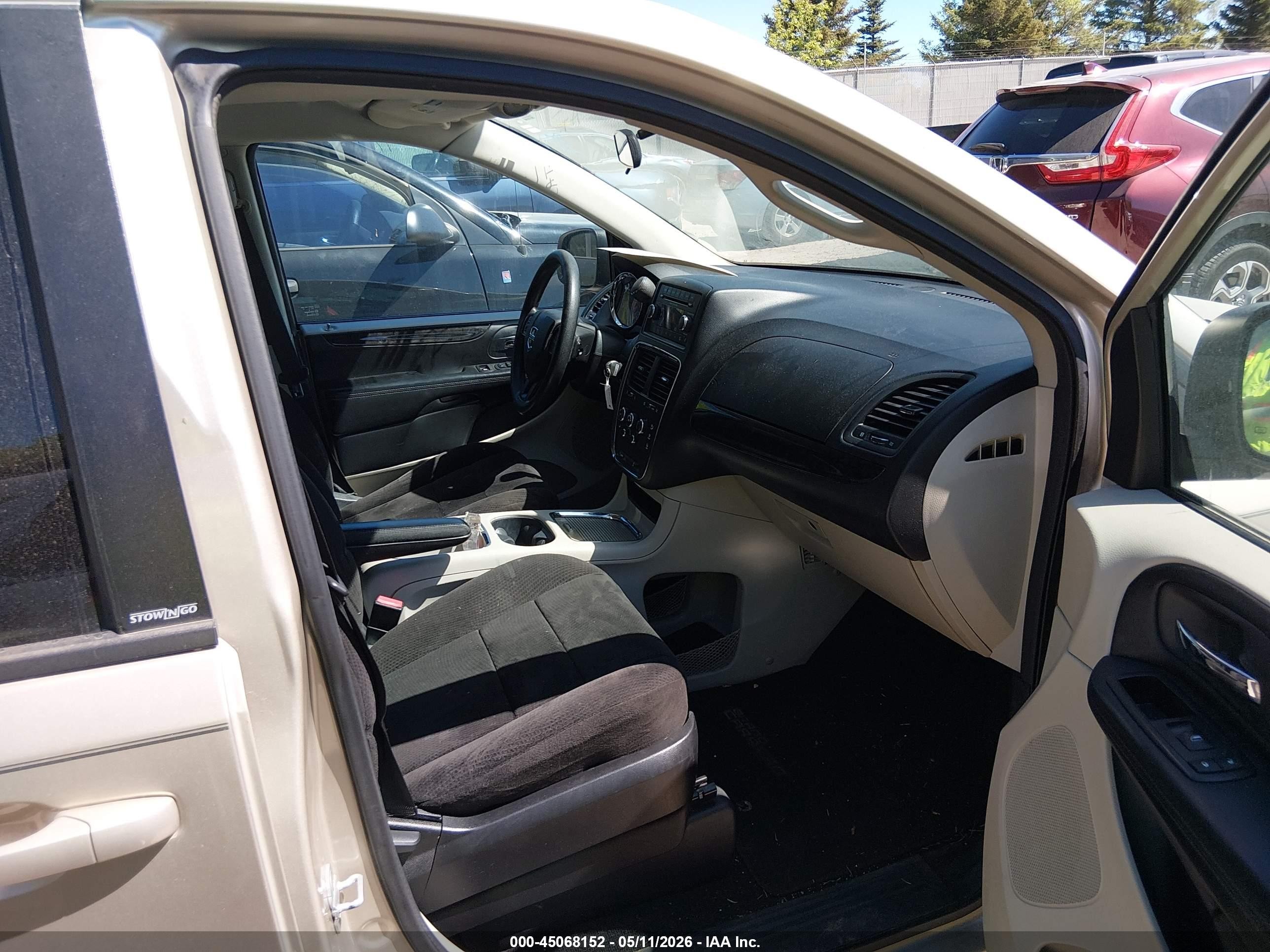 2013 Dodge Grand Caravan Sxt Champagne vin: 2C4RDGCGXDR581421