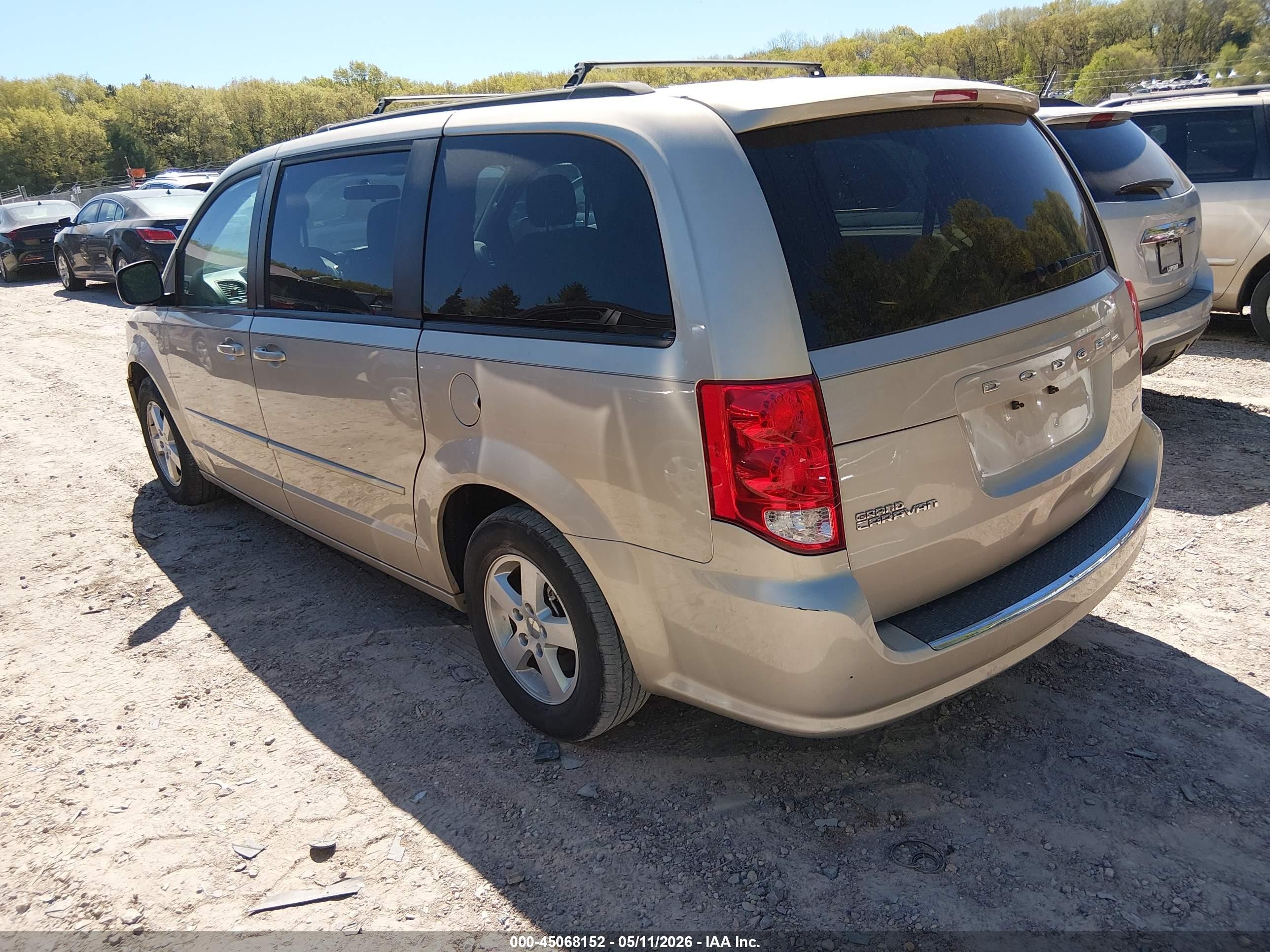 2013 Dodge Grand Caravan Sxt Champagne vin: 2C4RDGCGXDR581421