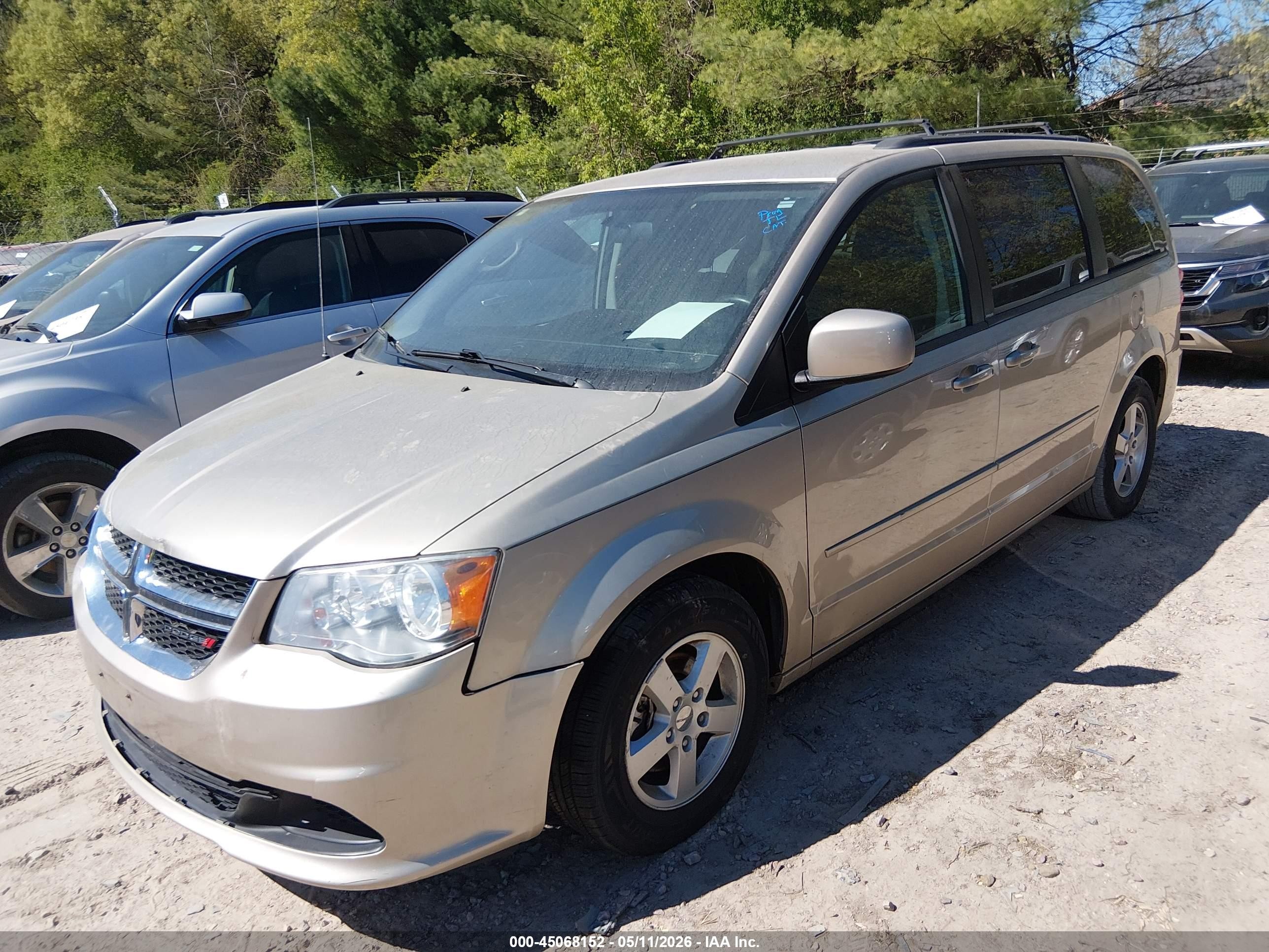 2013 Dodge Grand Caravan Sxt Champagne vin: 2C4RDGCGXDR581421