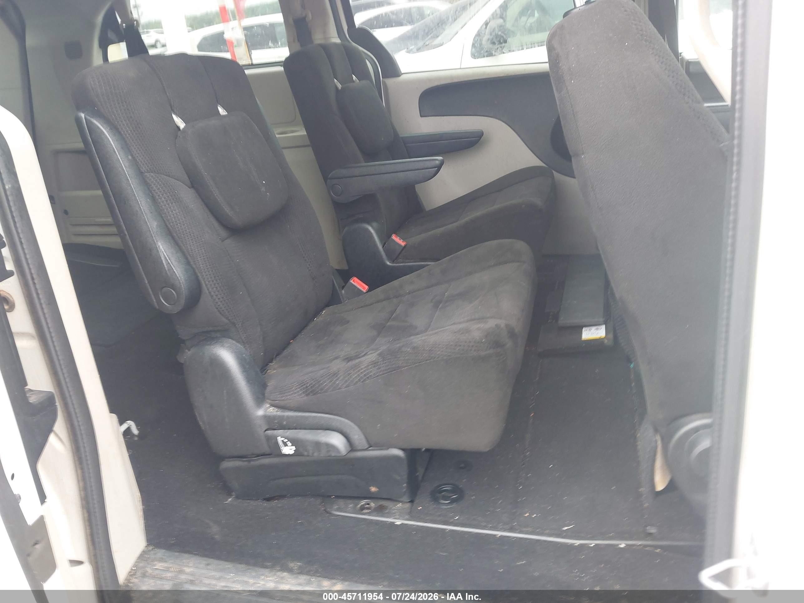 2013 Dodge Grand Caravan Sxt White vin: 2C4RDGCGXDR582407