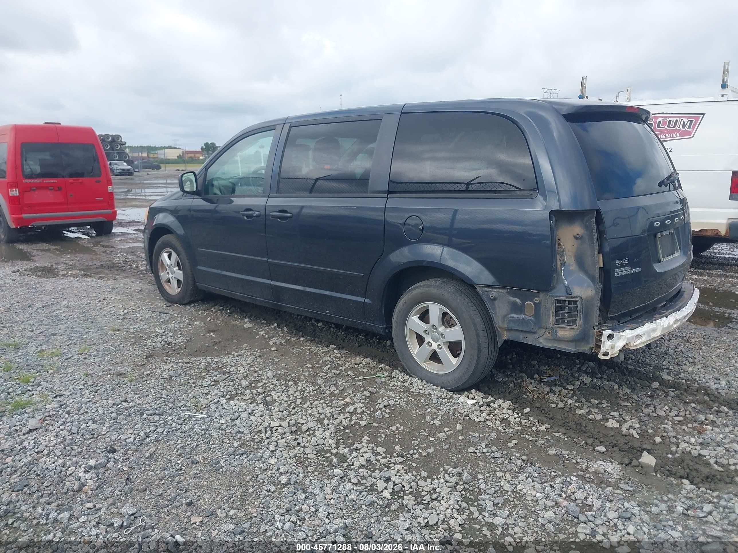 2013 Dodge Grand Caravan Sxt Gray vin: 2C4RDGCGXDR590636