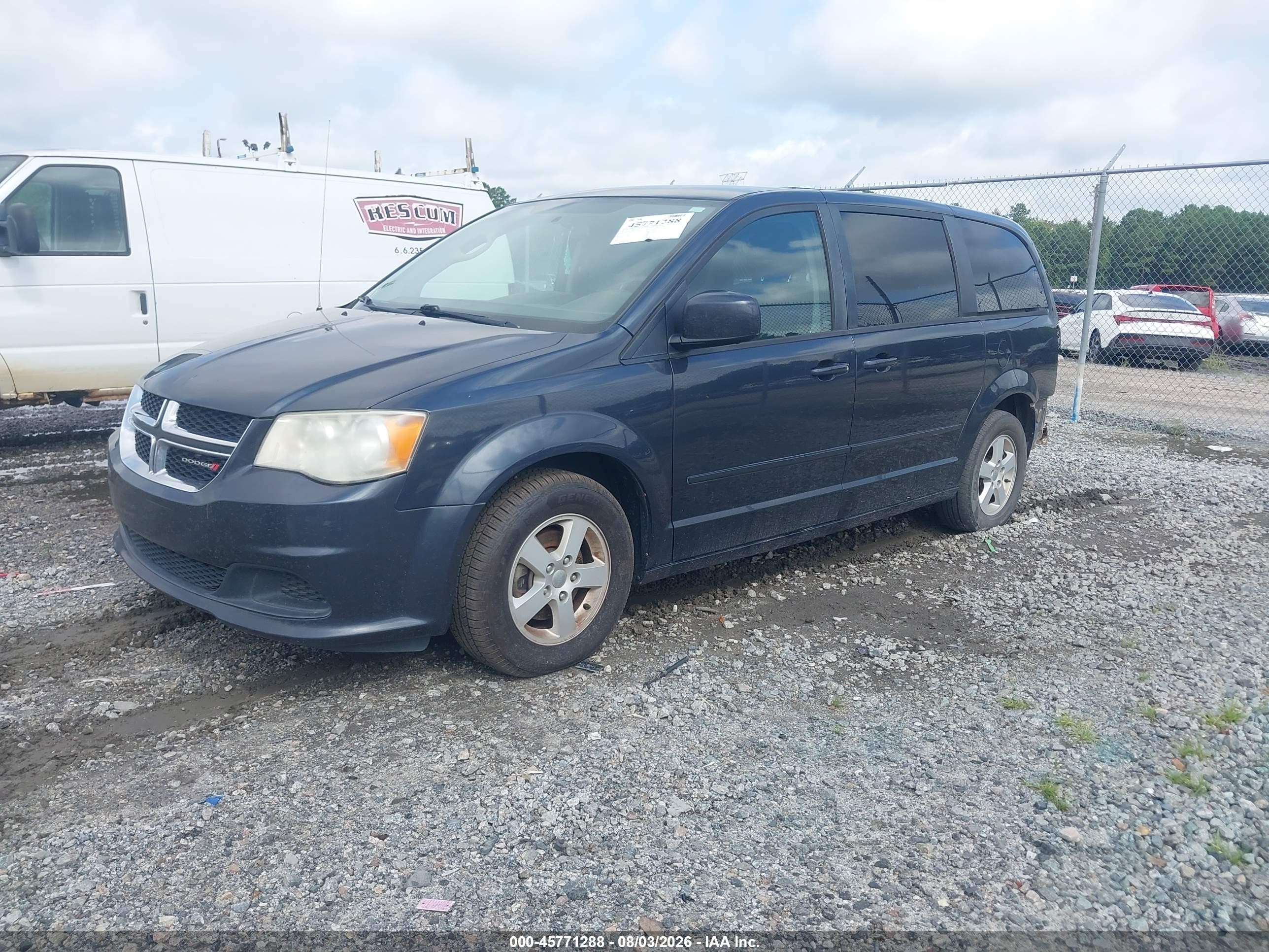 2013 Dodge Grand Caravan Sxt Gray vin: 2C4RDGCGXDR590636