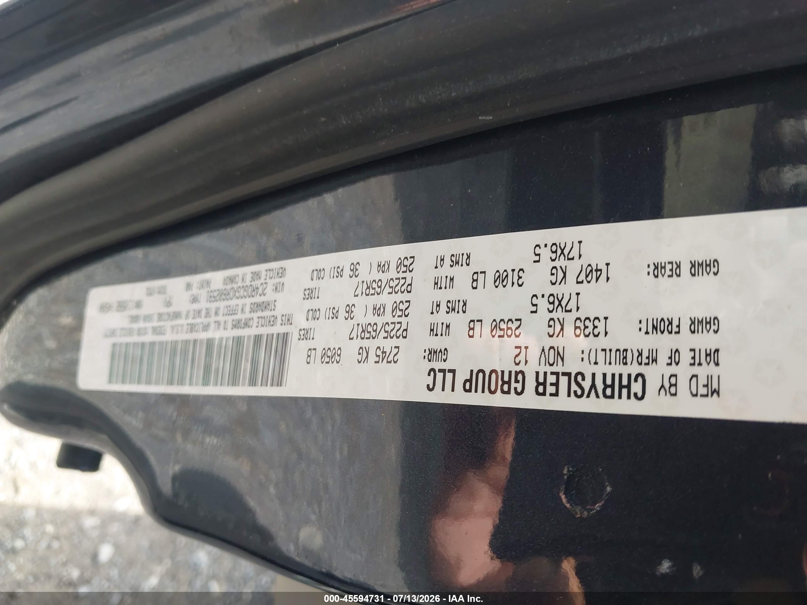 2013 Dodge Grand Caravan Sxt Black vin: 2C4RDGCGXDR602591