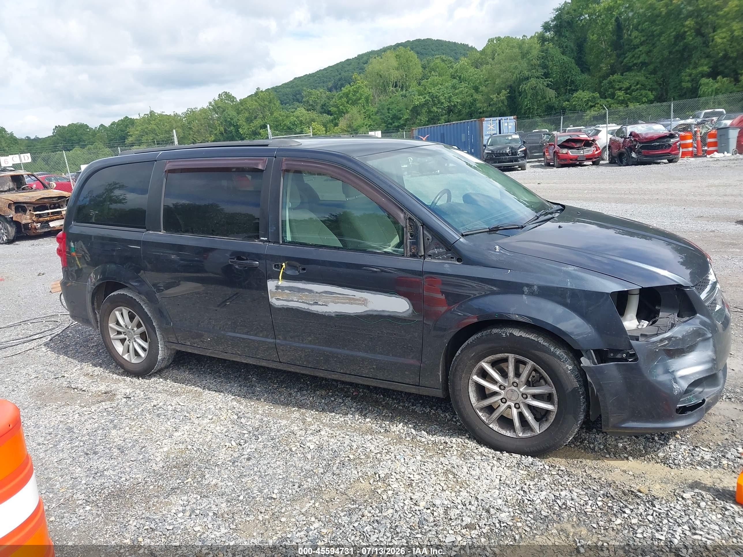 2013 Dodge Grand Caravan Sxt Black vin: 2C4RDGCGXDR602591