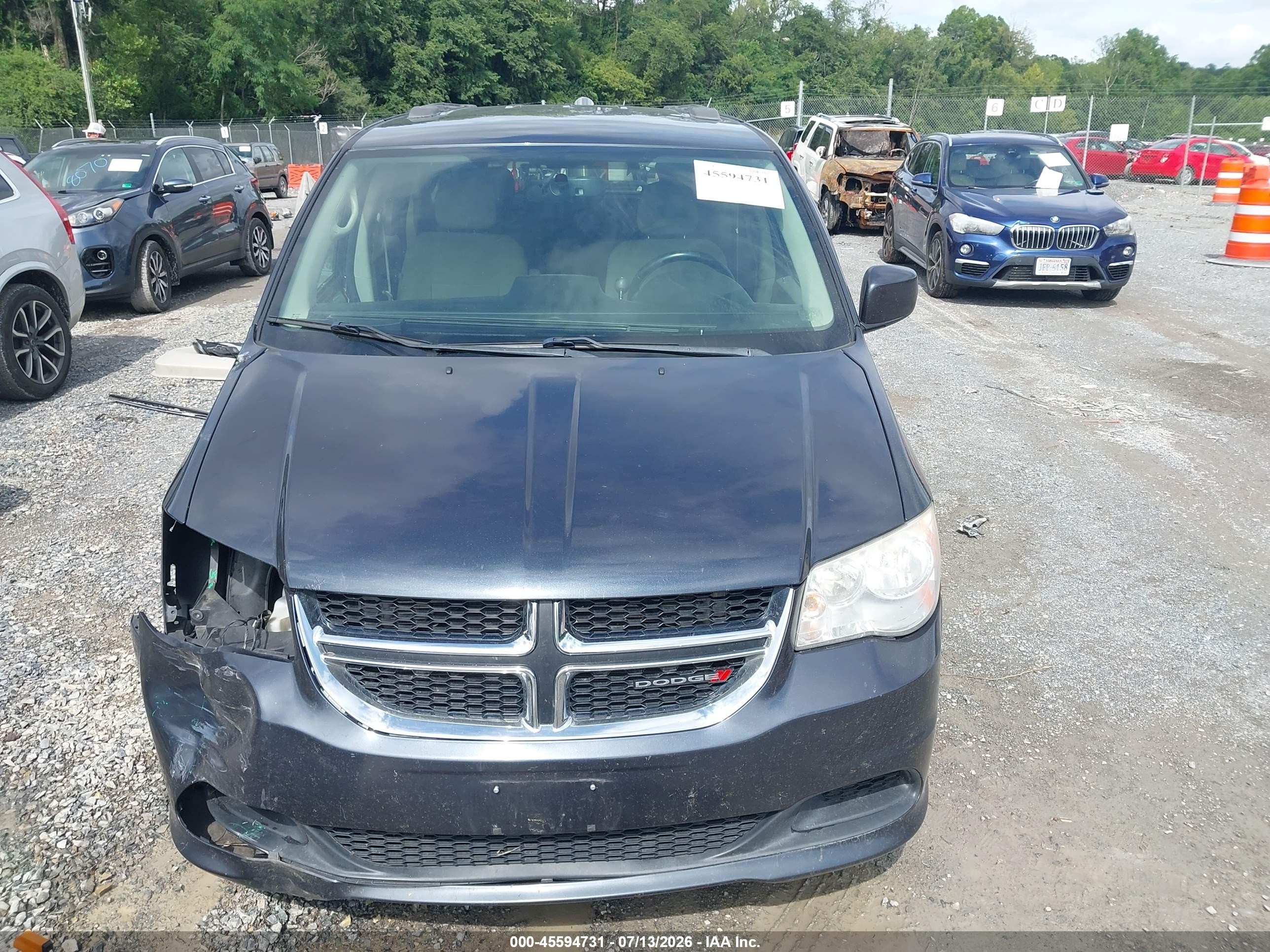 2013 Dodge Grand Caravan Sxt Black vin: 2C4RDGCGXDR602591