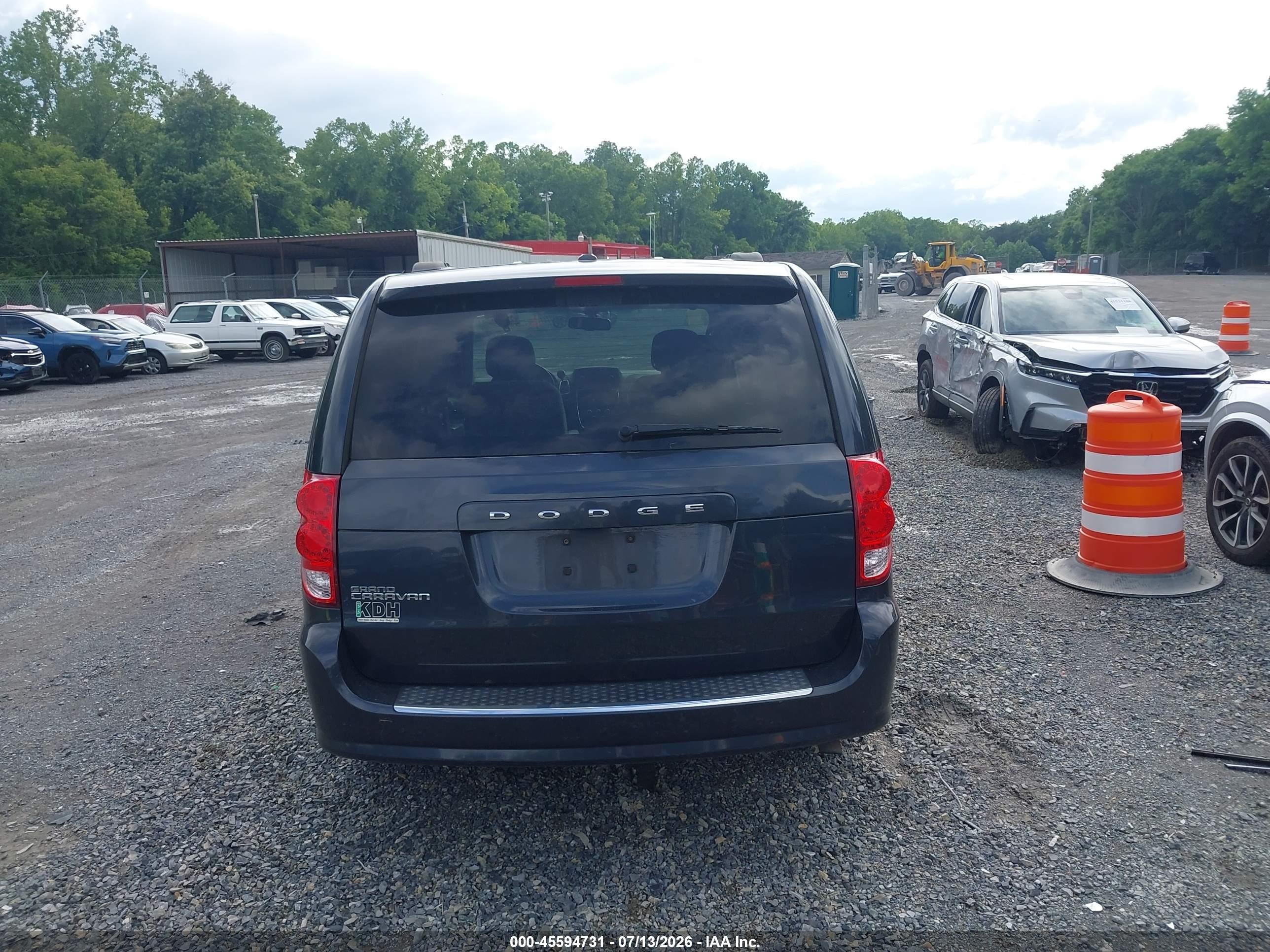 2013 Dodge Grand Caravan Sxt Black vin: 2C4RDGCGXDR602591