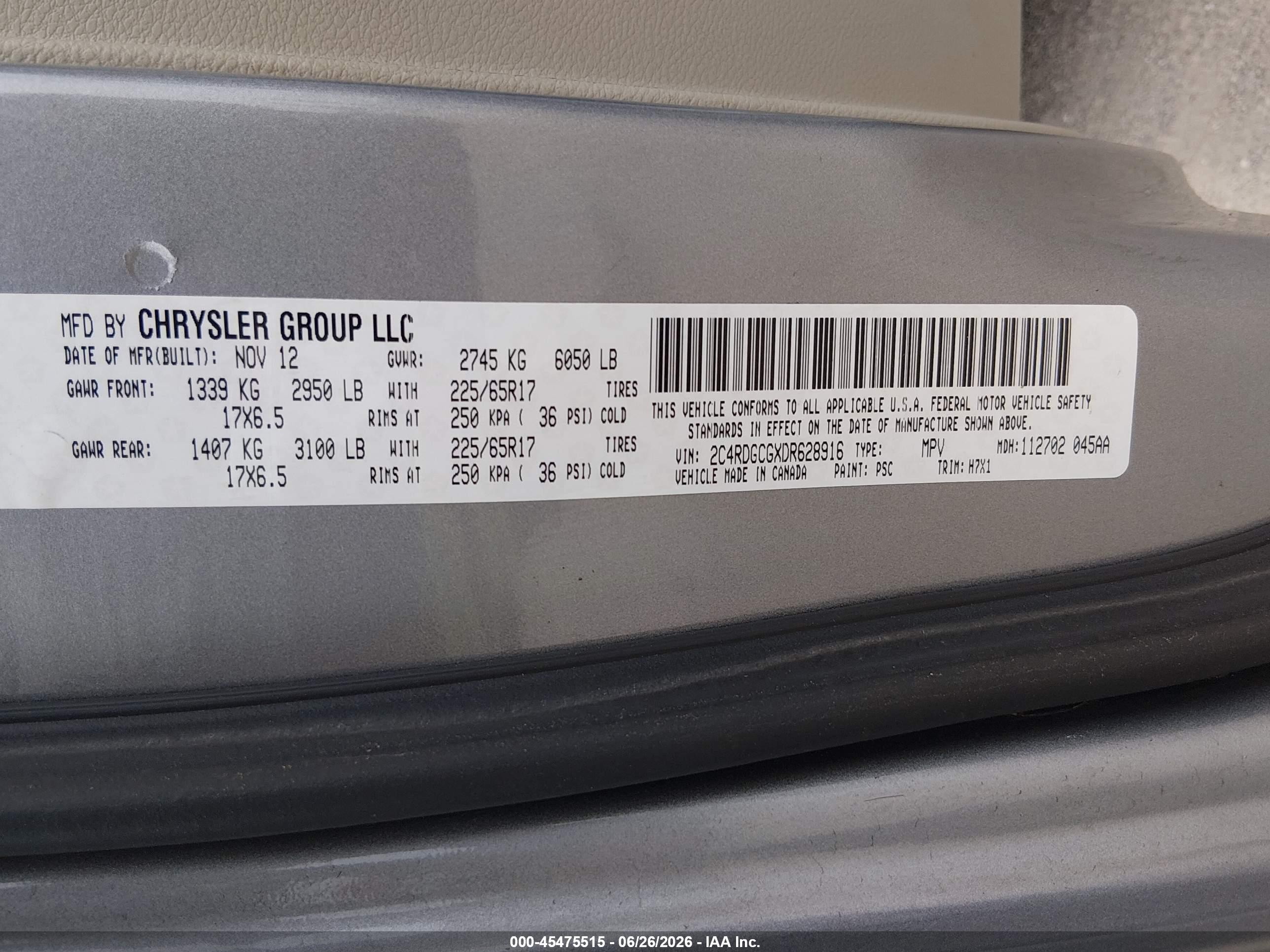 2013 Dodge Grand Caravan Sxt Silver vin: 2C4RDGCGXDR628916