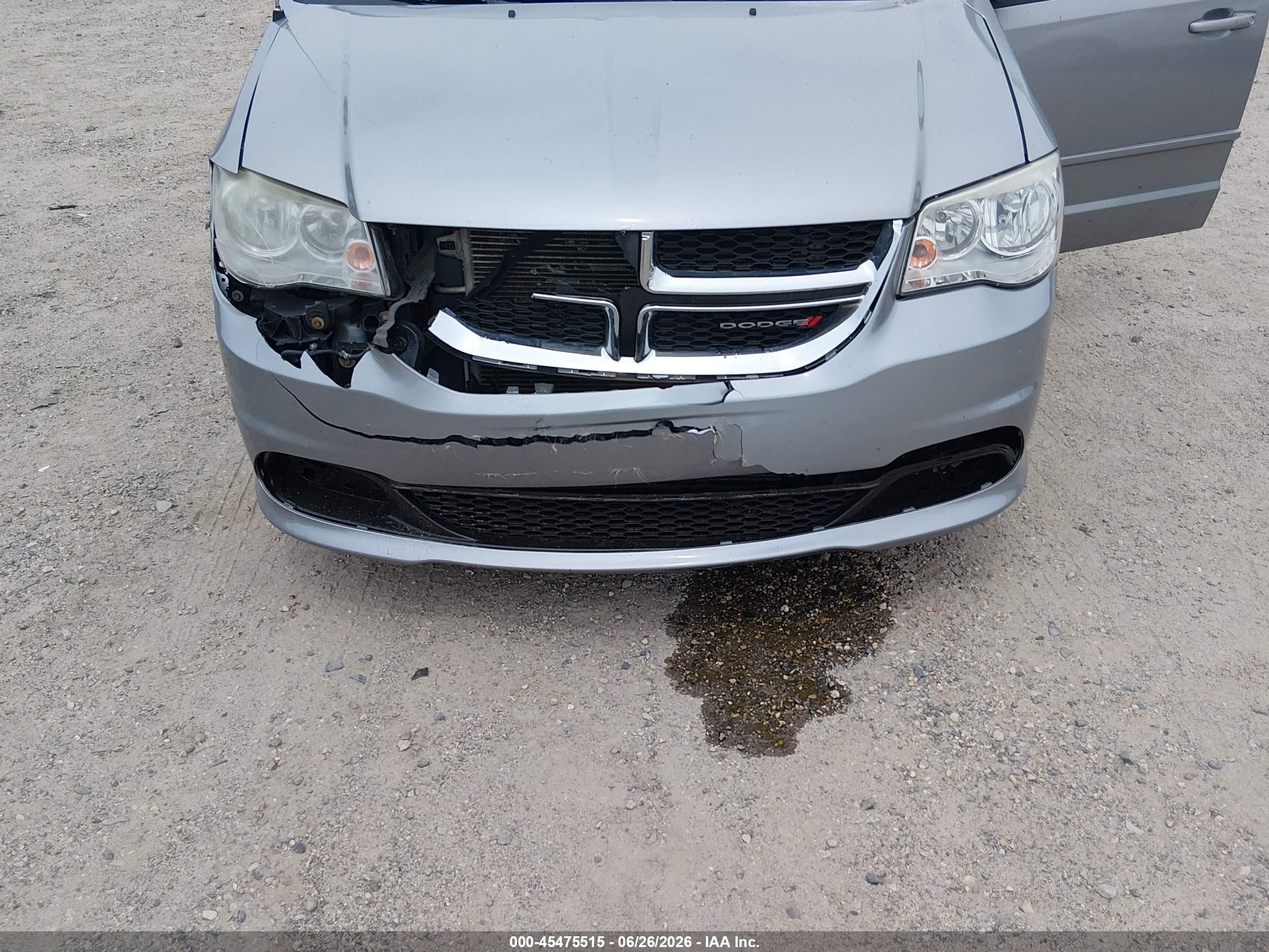 2013 Dodge Grand Caravan Sxt Silver vin: 2C4RDGCGXDR628916