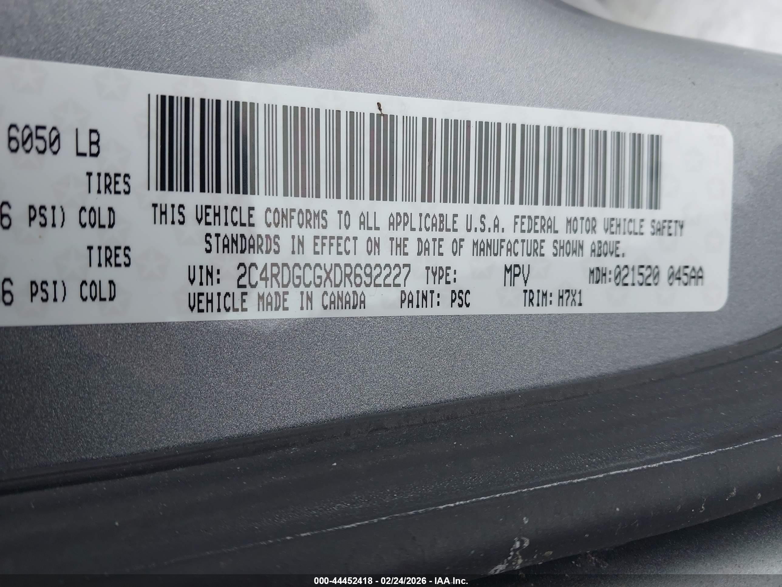 2013 Dodge Grand Caravan Sxt Silver vin: 2C4RDGCGXDR692227