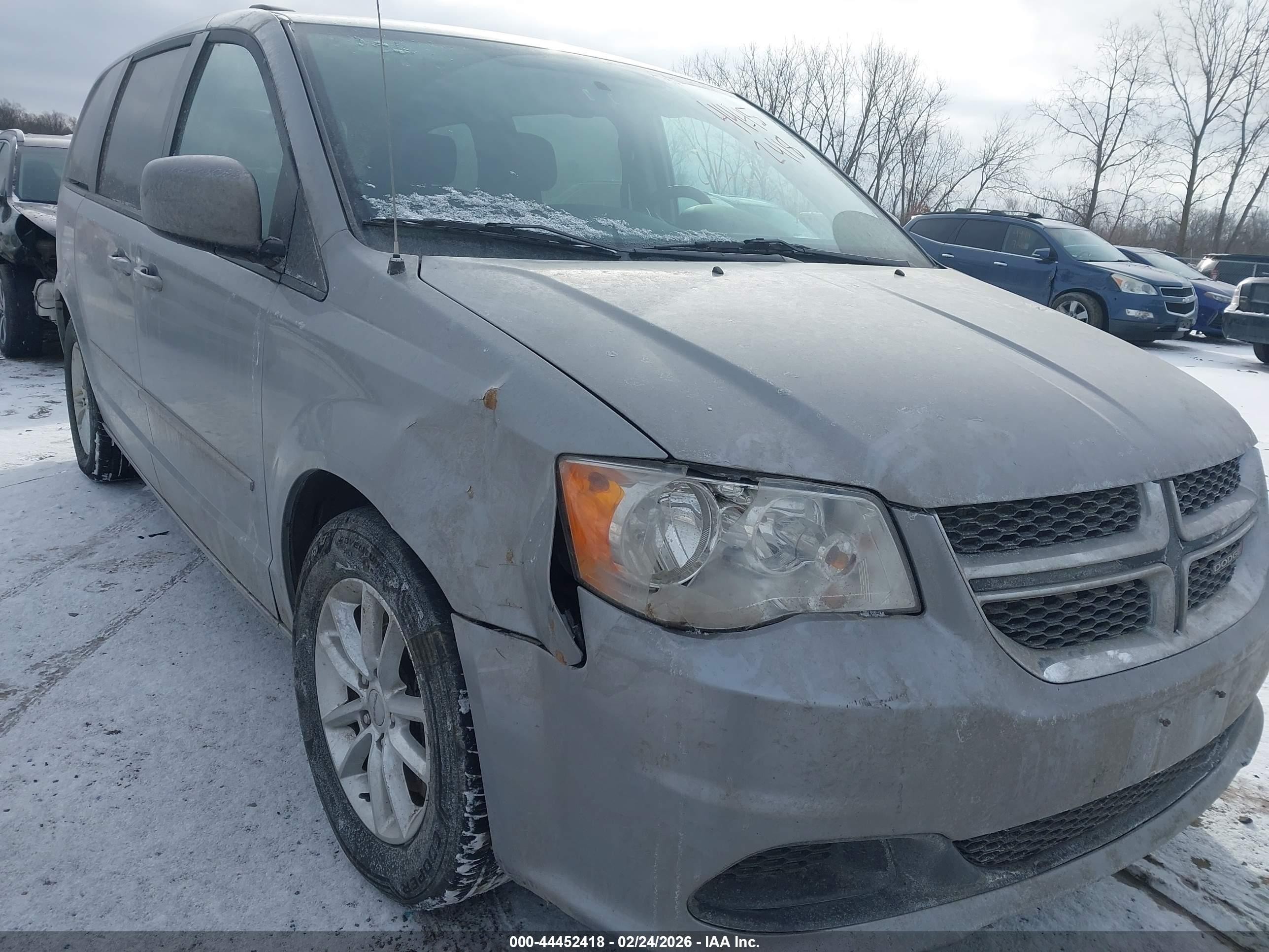2013 Dodge Grand Caravan Sxt Silver vin: 2C4RDGCGXDR692227