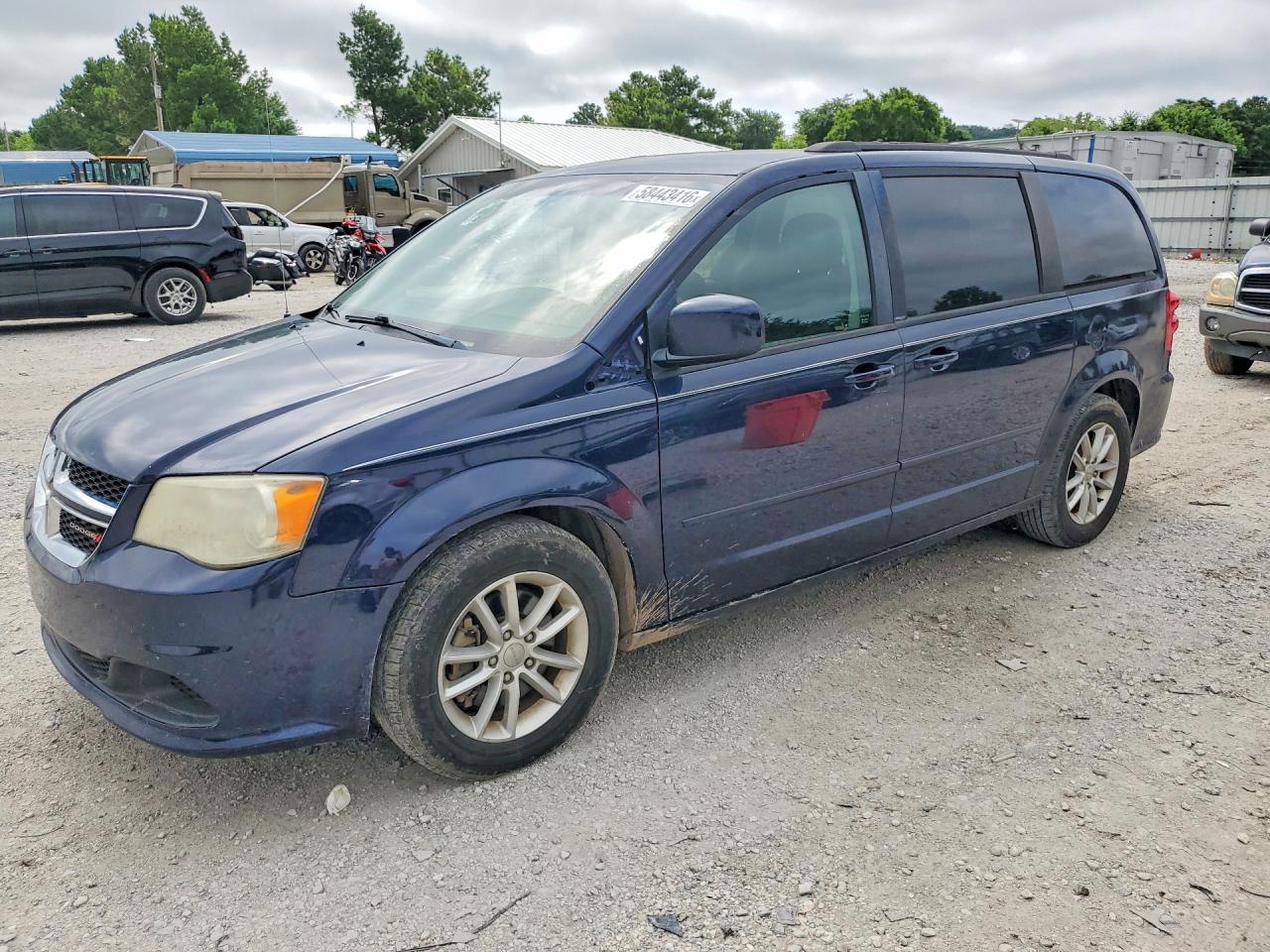 2013 Dodge Grand Caravan Sxt Blue vin: 2C4RDGCGXDR726781