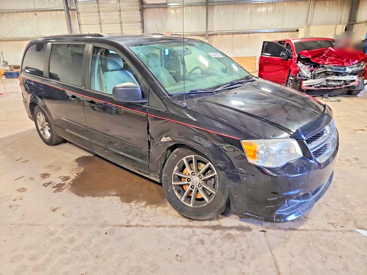 2013 Dodge Grand Caravan Sxt Black vin: 2C4RDGCGXDR804430