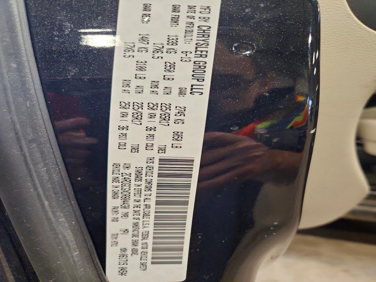 2013 Dodge Grand Caravan Sxt Black vin: 2C4RDGCGXDR804430