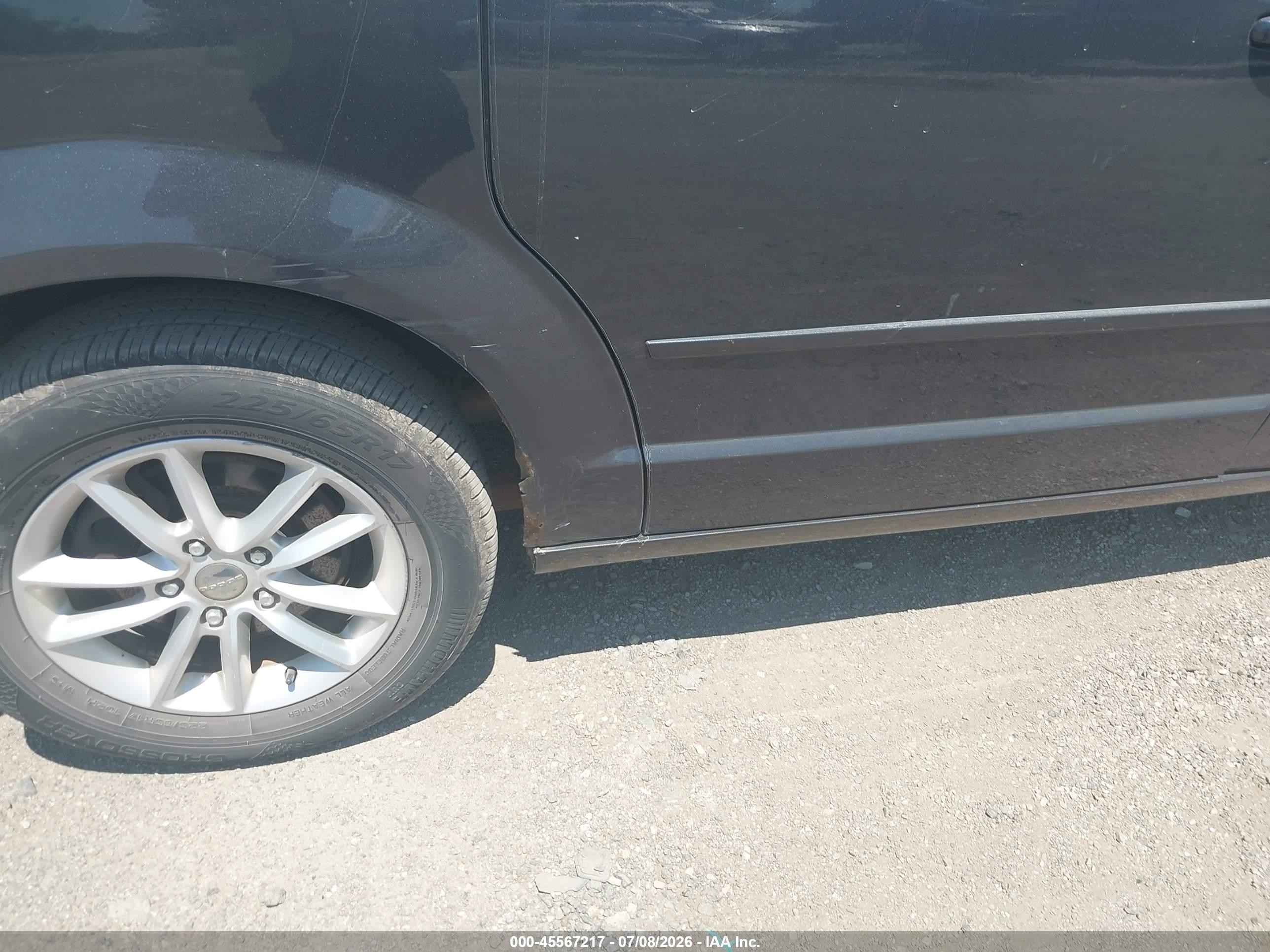 2013 Dodge Grand Caravan Sxt Gray vin: 2C4RDGCGXDR820546